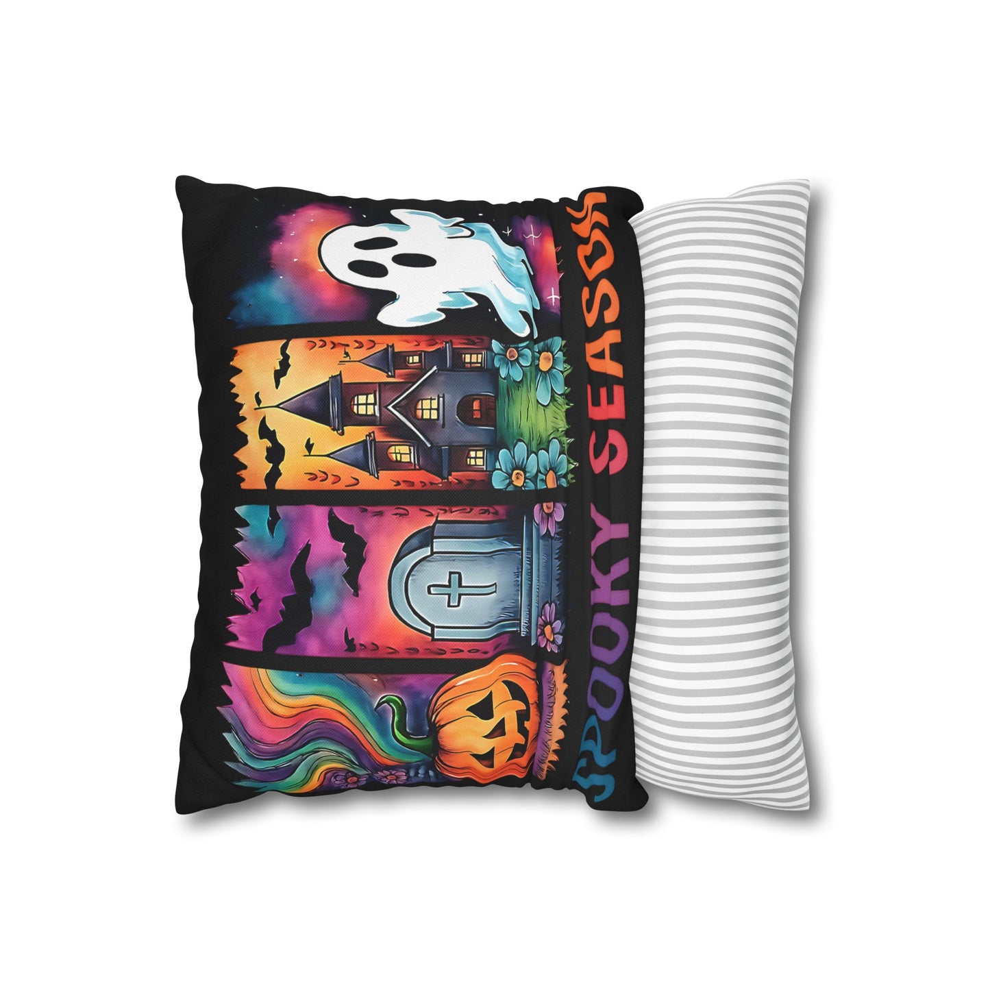 Halloween Pillowcase for Spooky Season - Cozy Fall Decor, Ghost & Pumpkin Designs for Halloween Parties and Gifts - VYBE Shop