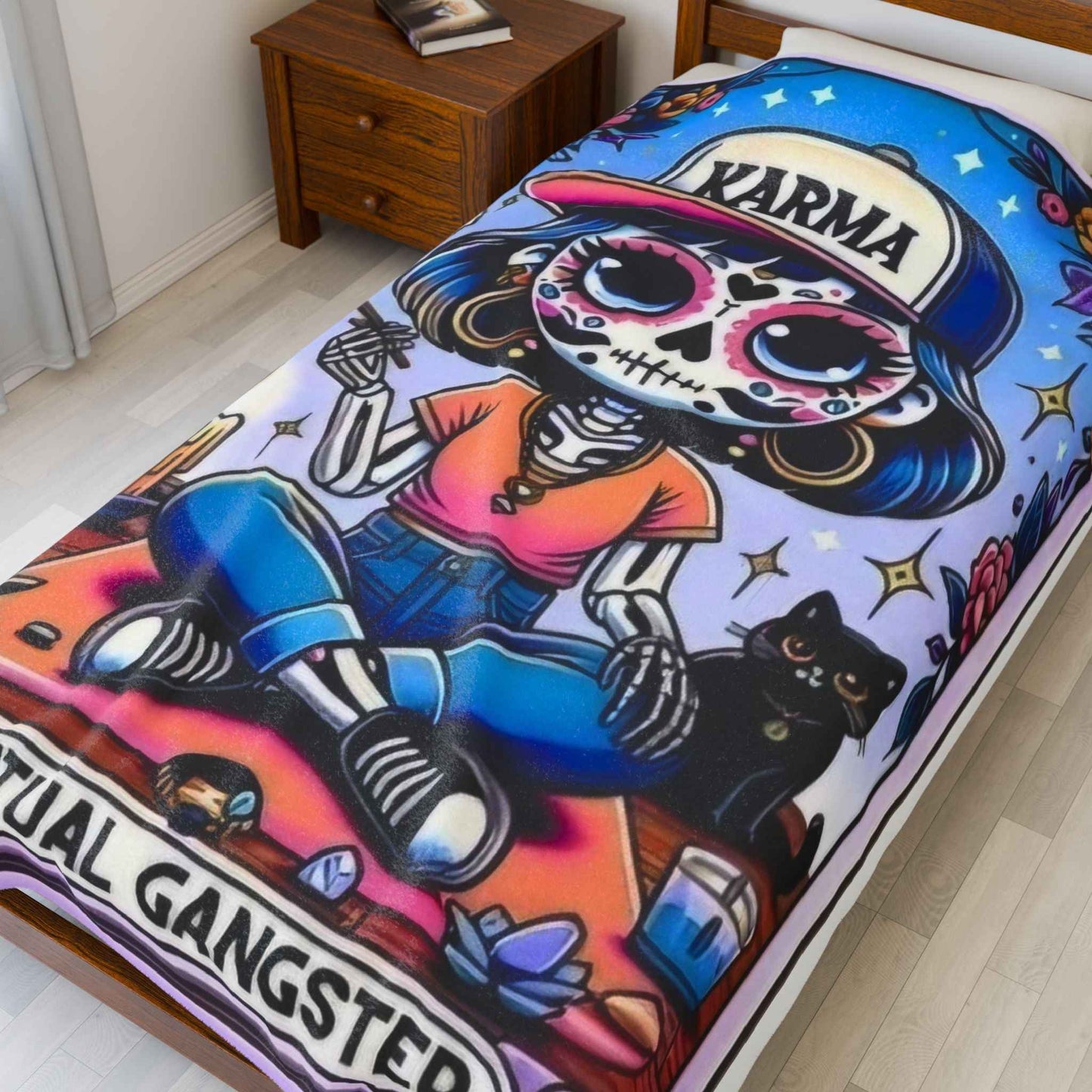 Tarot SG Plush Blanket for Spiritual Comfort and Cozy Vibes