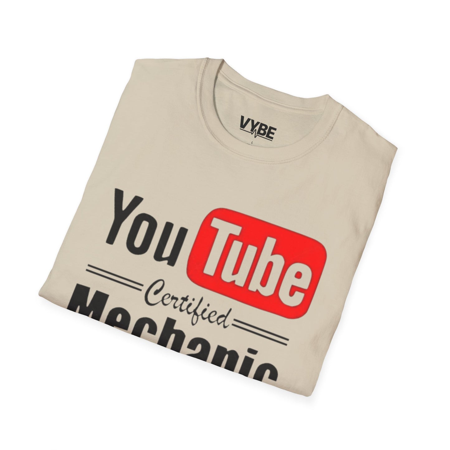 Funny- YouTube Certified Mechanic T-Shirt - VYBE Shop