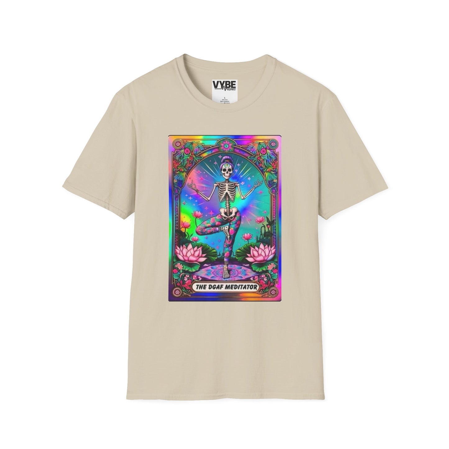 The DGAF Meditator- Tarot T-Shirt - VYBE Shop