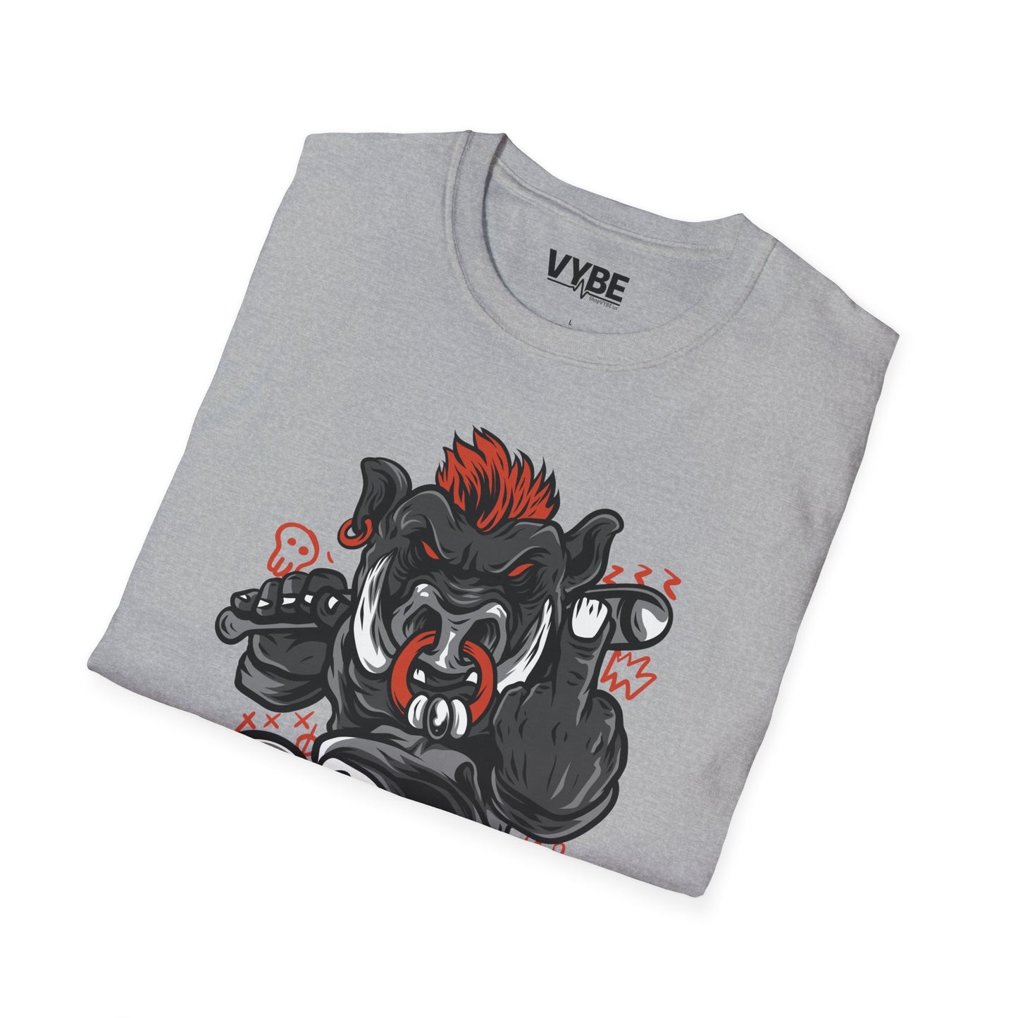 Streetwear Bull T-Shirt - VYBE