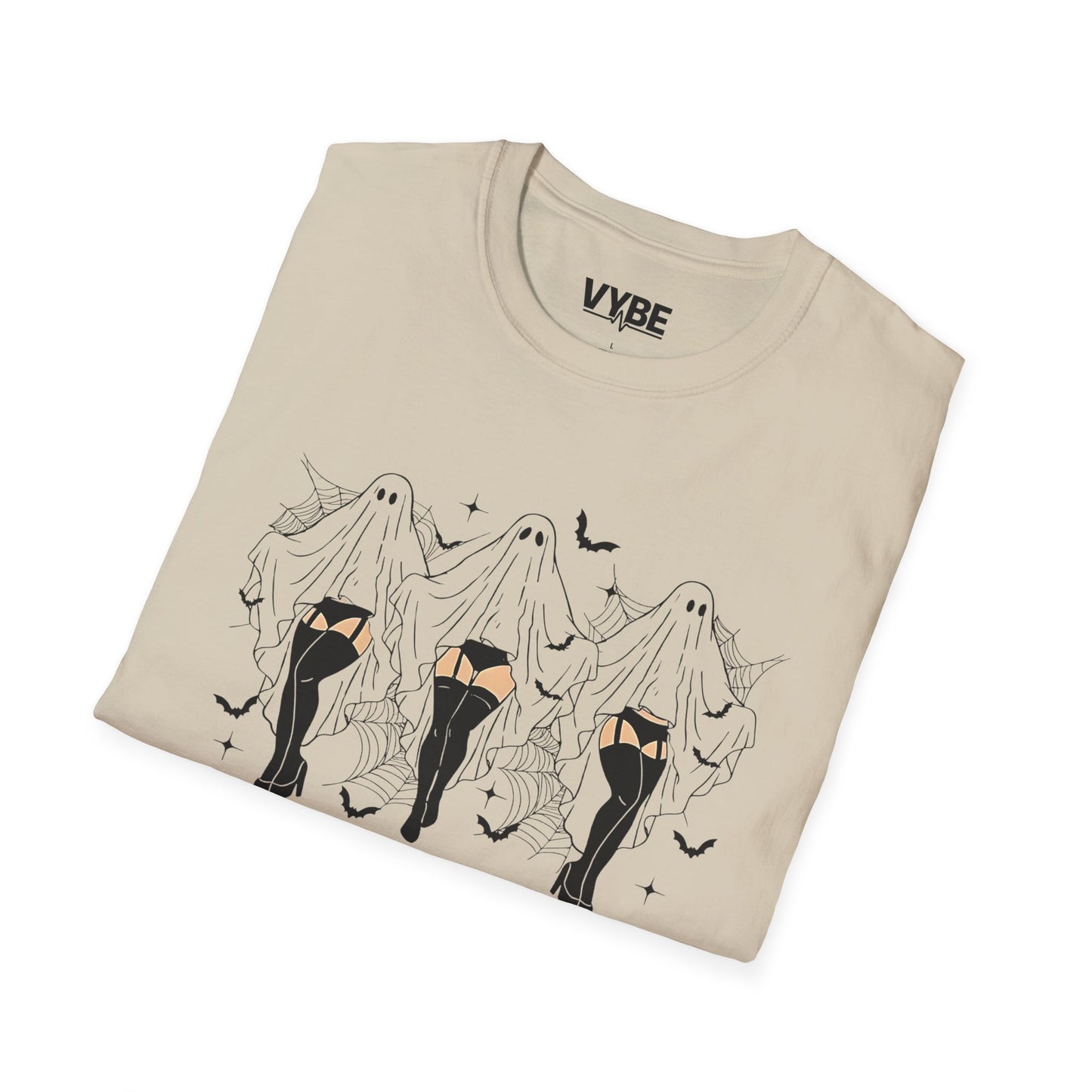 Halloween- Freak in the Sheets T-Shirt, Funny Graphic Tee, Halloween Costume, Gift for Sheet Lovers, Casual Wear, Horror Vibe - VYBE Shop