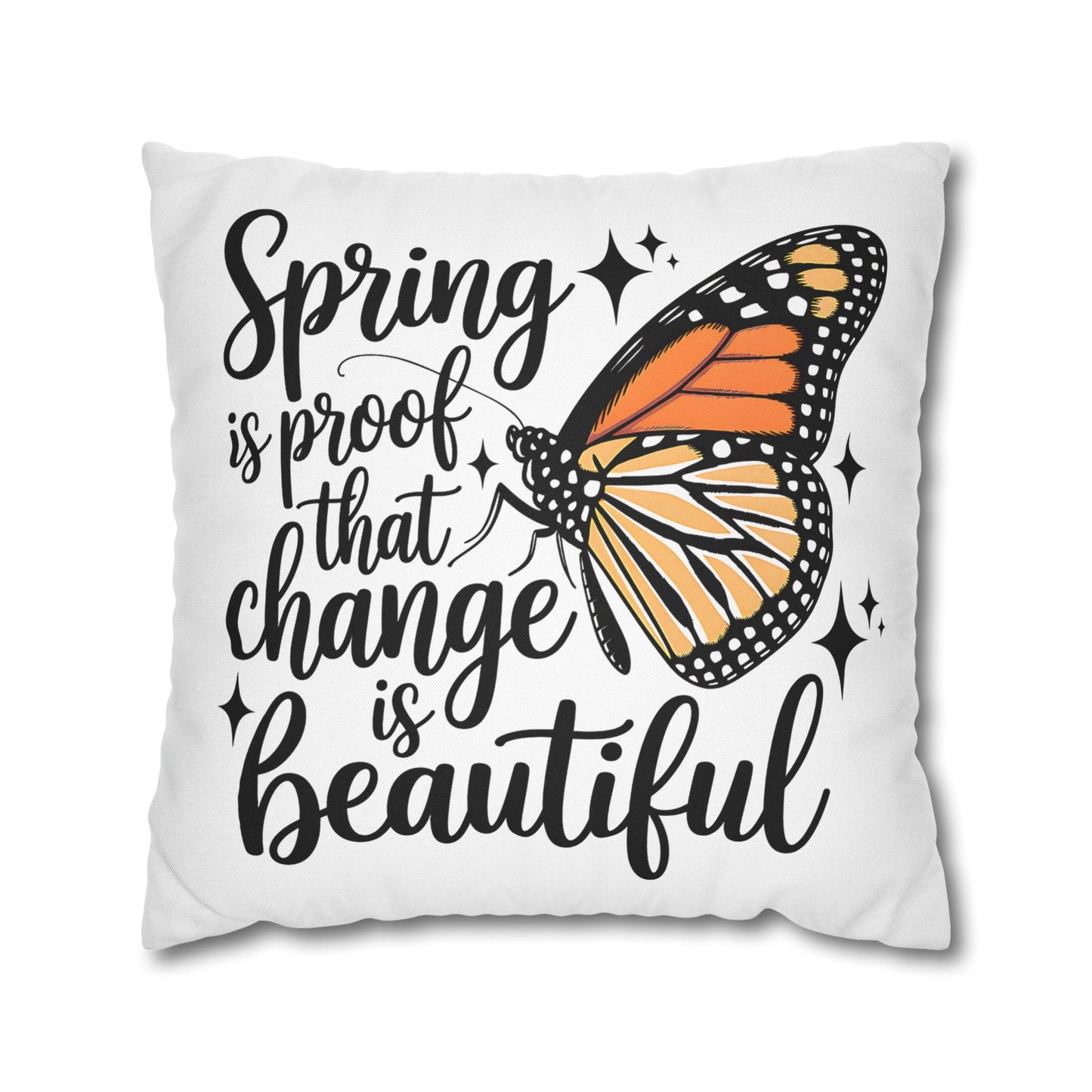 Spring Butterfly Pillowcase - Boho Home Decor for Nature Lovers, Perfect Spring Gift - VYBE Shop