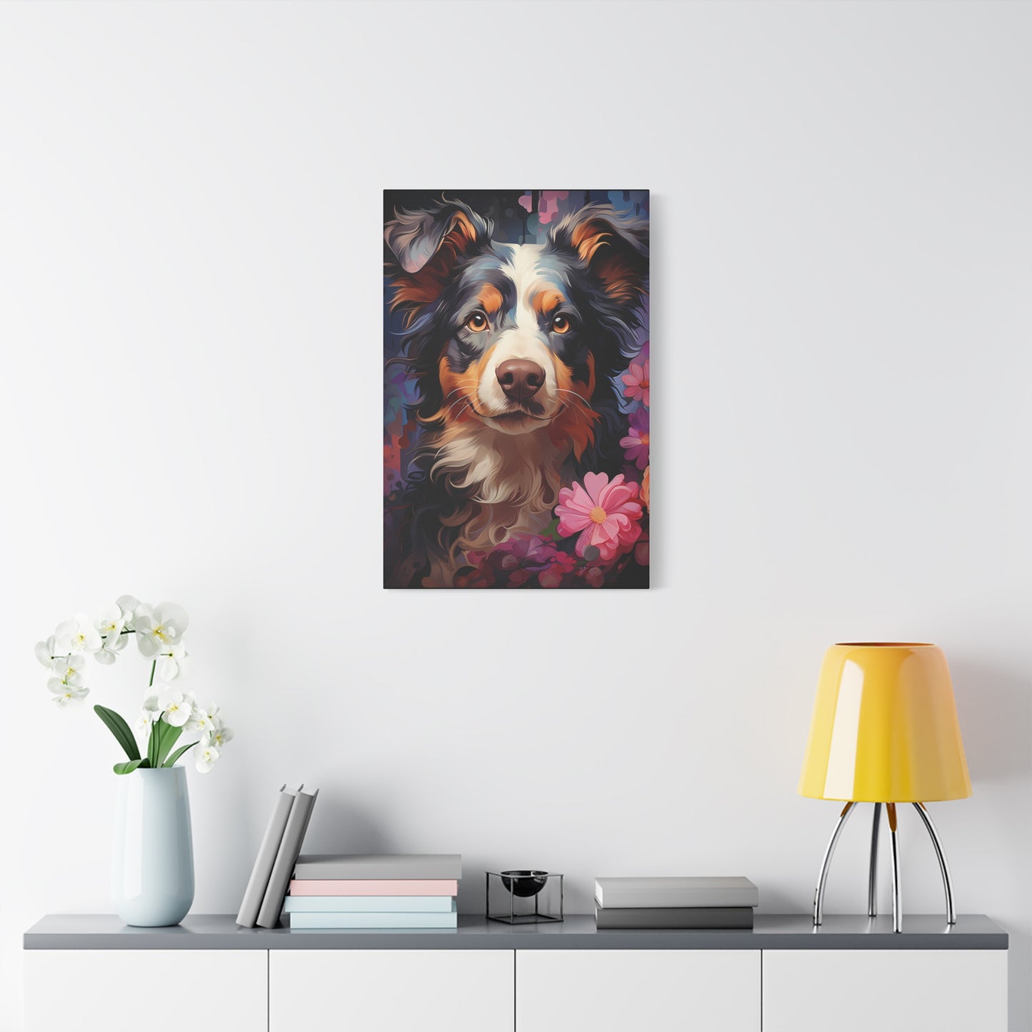 Border Collie Canvas Print - Framed Wall Art for Dog Lovers - VYBE Shop
