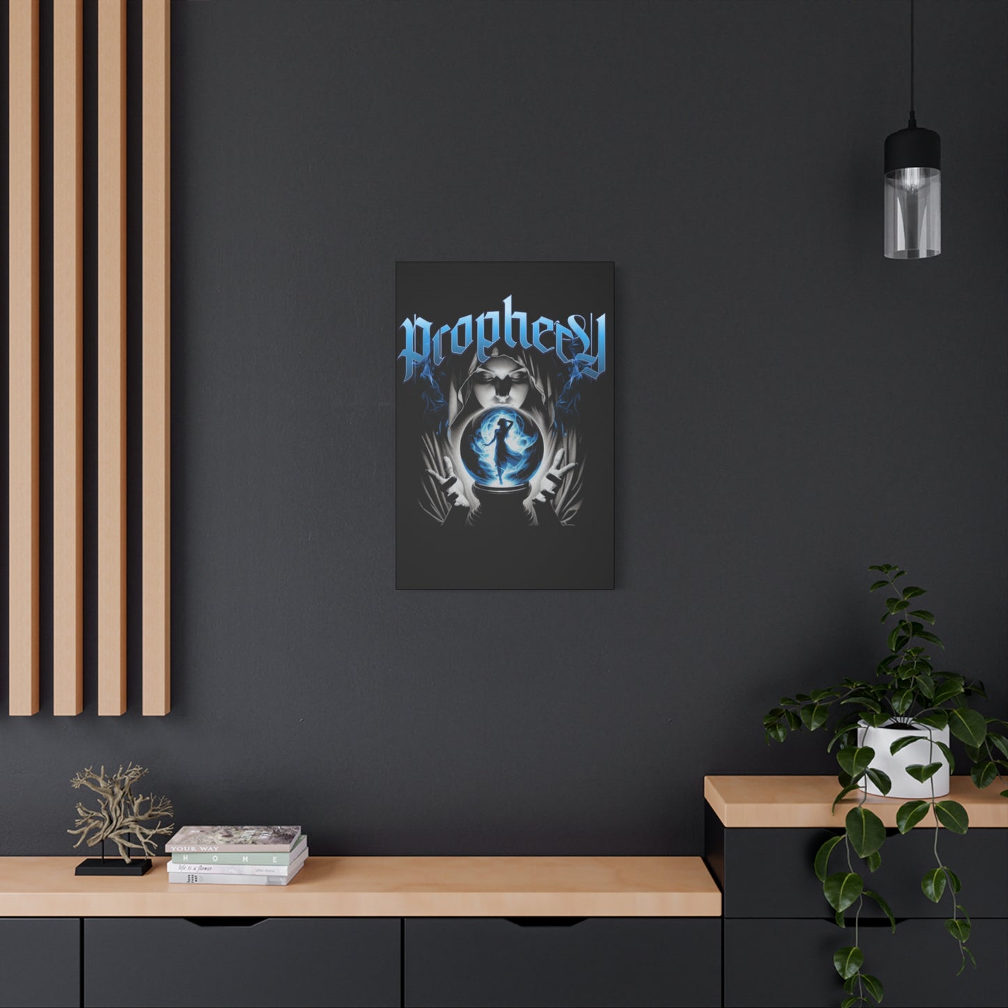 Mystical Wall Art Print, Prophecy Canvas, Home Decor, Unique Gift, Gothic Art, Witchcraft Decor - VYBE Shop
