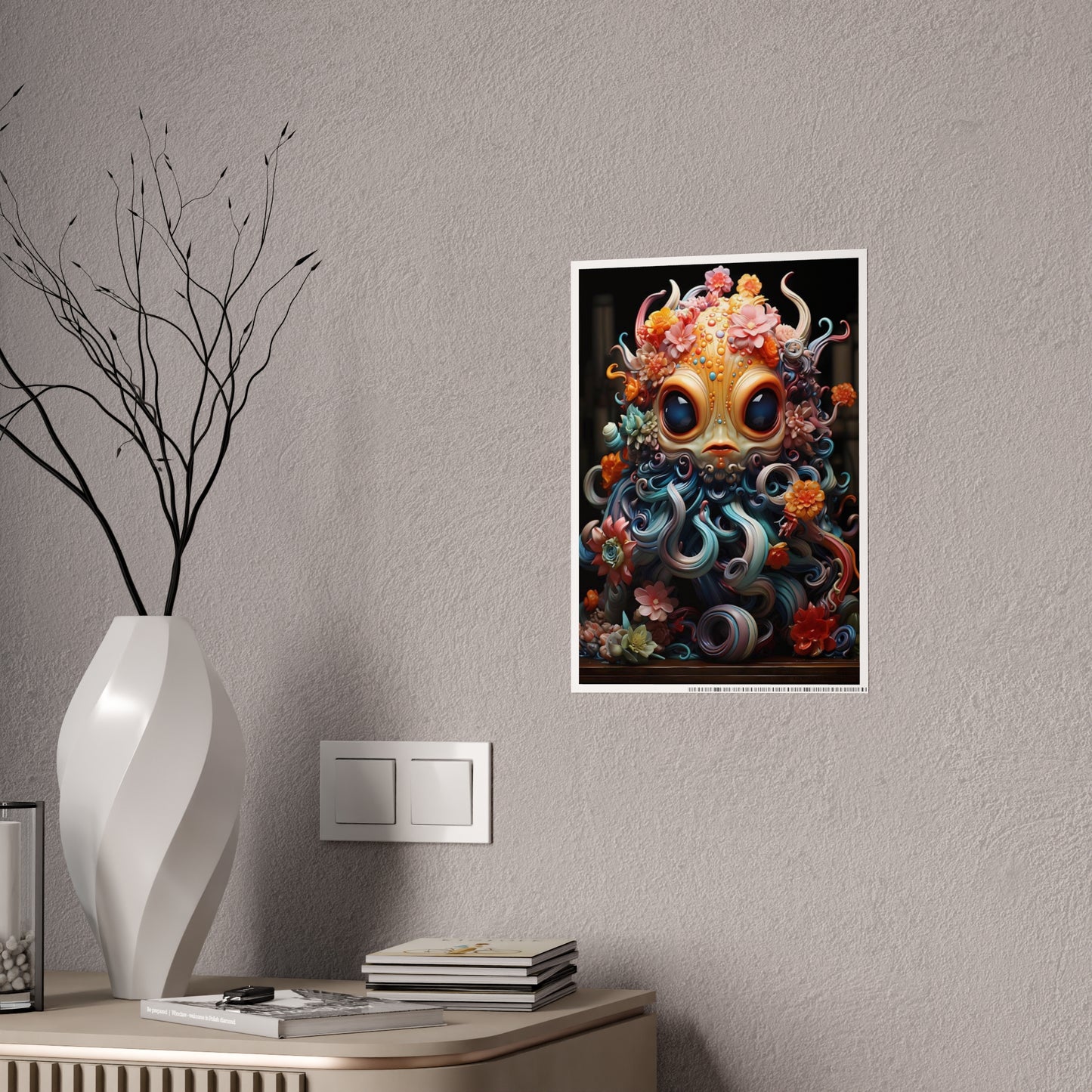 Vibrant Cute Creature Poster - Adorable Wall Art for Home Decor - VYBE Shop