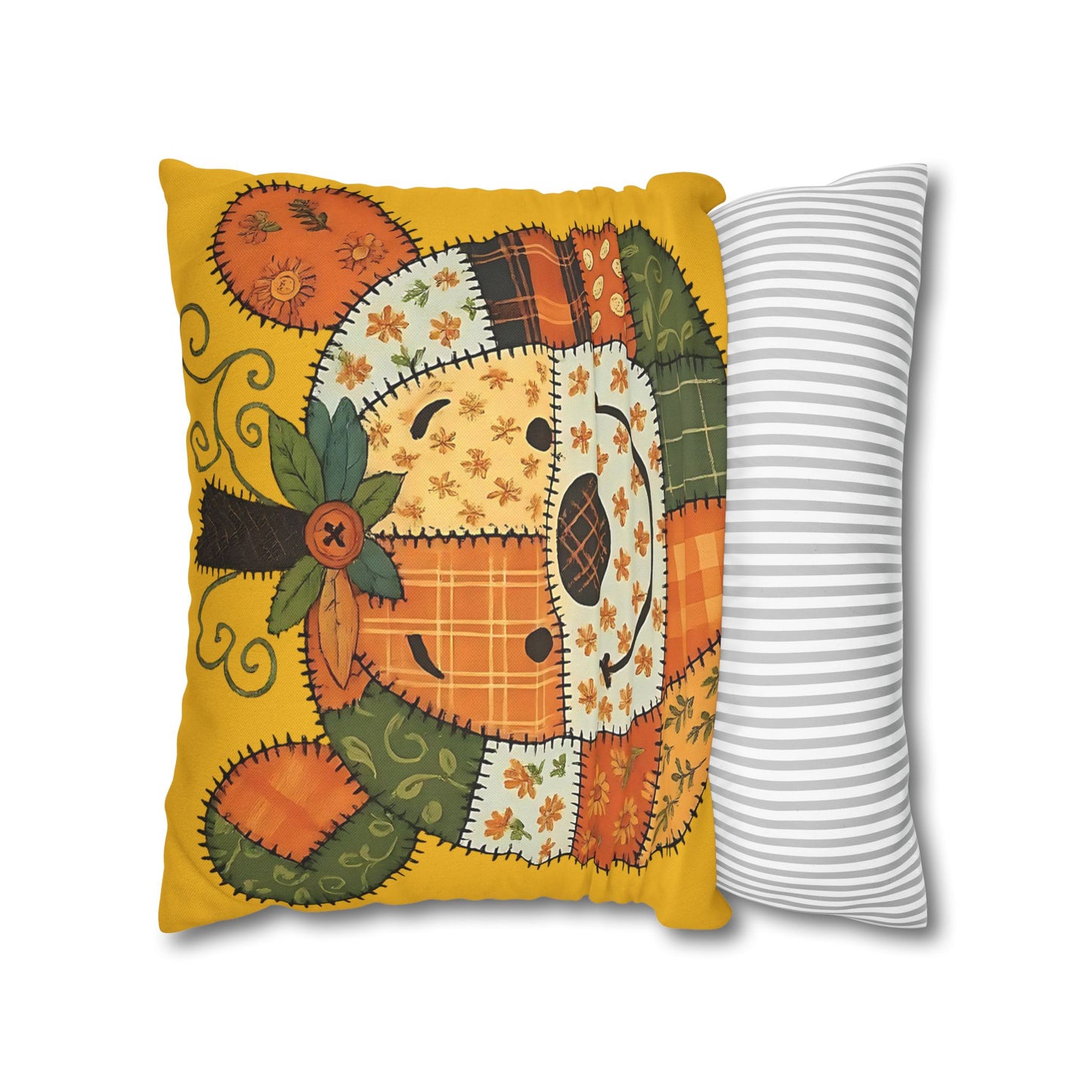 Cozy Pumpkin Patch Pillowcase for Fall Decor and Home Accents, Perfect Gift for Pumpkin Lovers - VYBE Shop