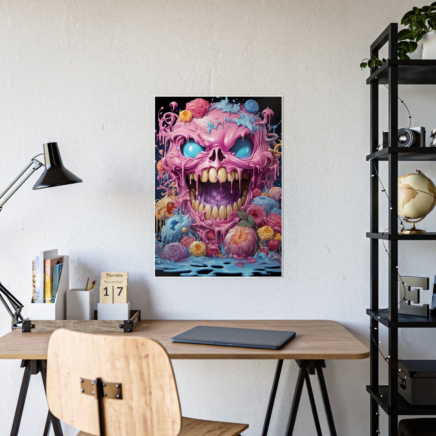 Colorful Kawaii Monster Art Poster - VYBE Shop