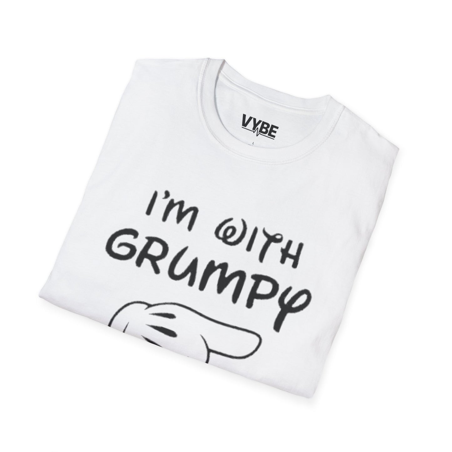 I'm with Grumpy Unisex T-Shirt, Couples Tees, Gift For Couples - VYBE Shop