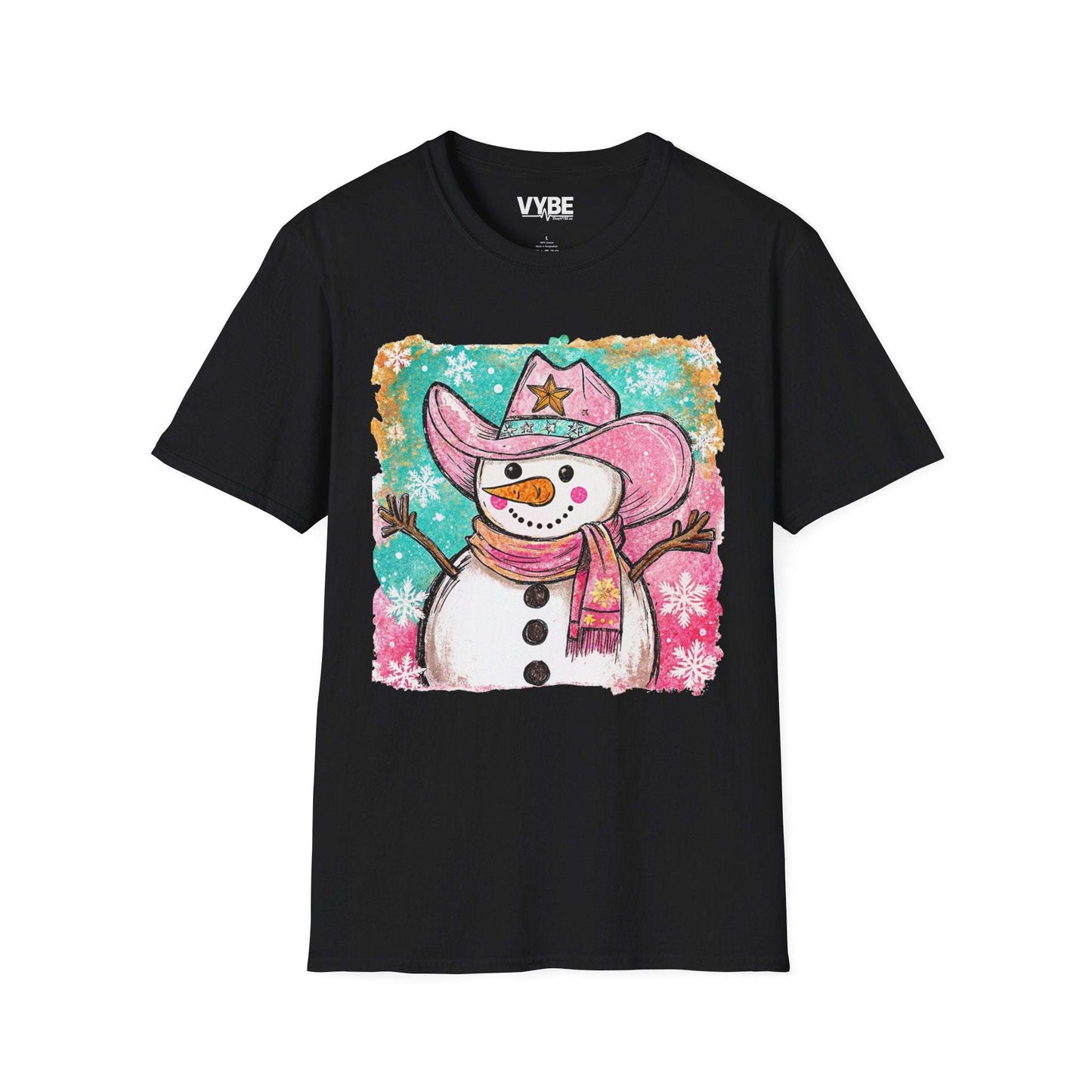 Cute Christmas Snowman T-Shirt - VYBE