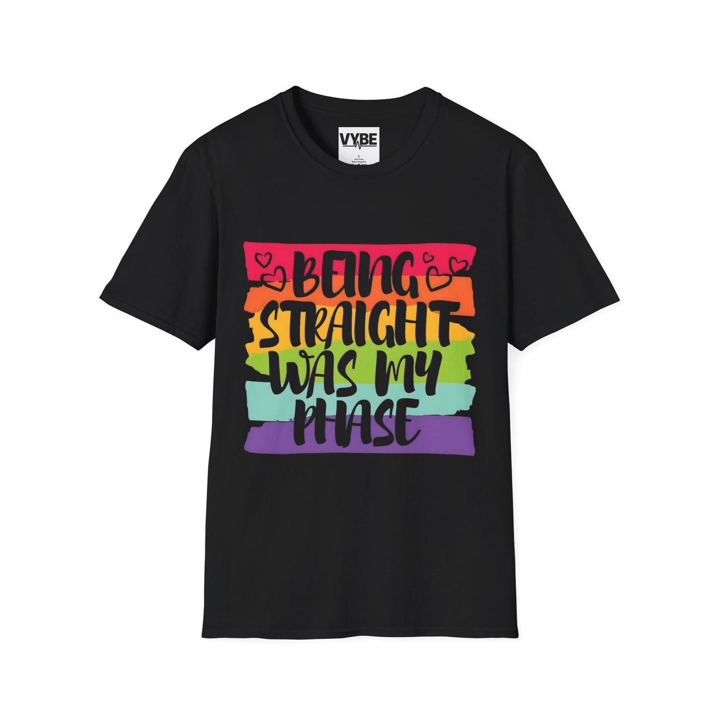 LGBTQ- Pride Expression T-Shirt - Rainbow Pride Apparel, Gift for Pride Month, Fun Casual Wear, Inclusive Fashion - VYBE Shop