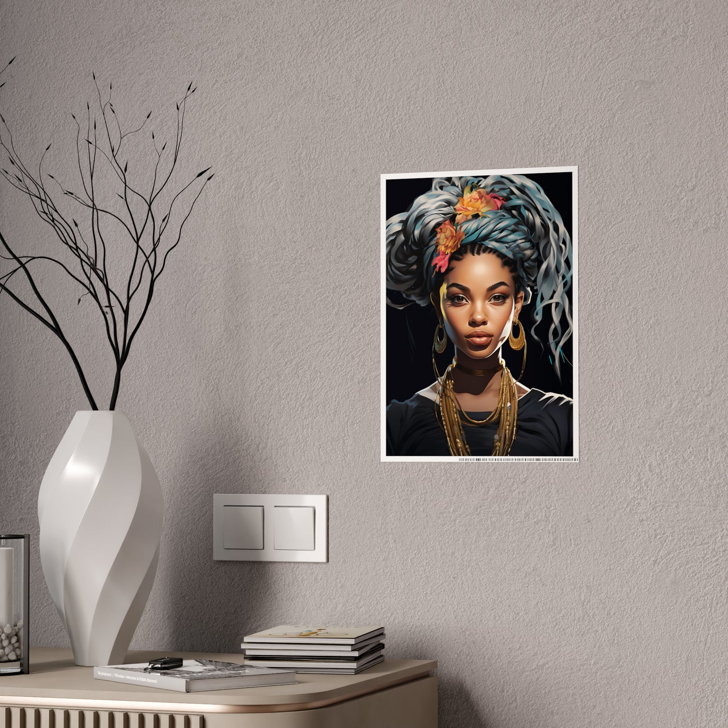AfroArt Wall Art Poster - Bohemian Vibe Glossy Home Decor - VYBE Shop