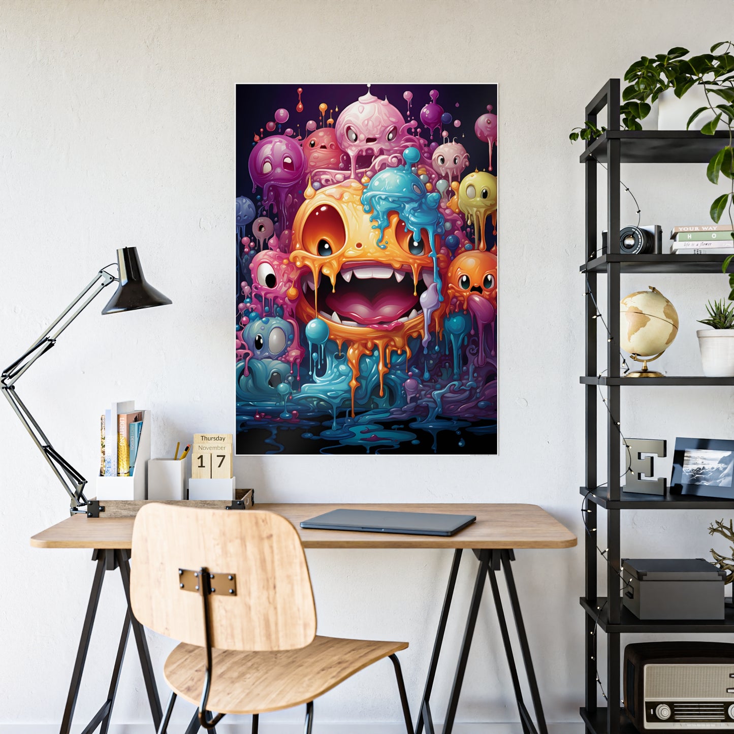 Vibrant Creatures Poster for Kids’ Room Decoration - VYBE Shop