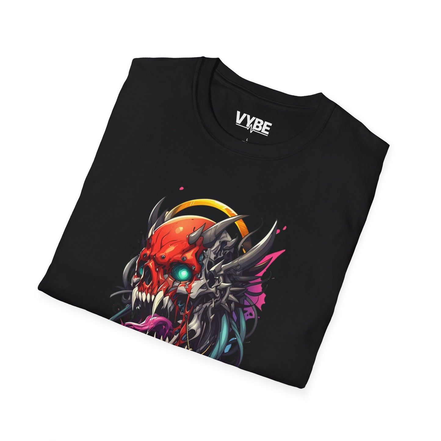 Vibrant Skull Graphic Tee - VYBE Shop