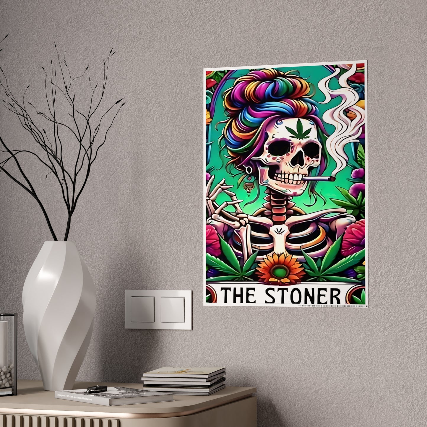 Stoner Tarot Wall Art - The Stoner Wall Poster - VYBE Shop