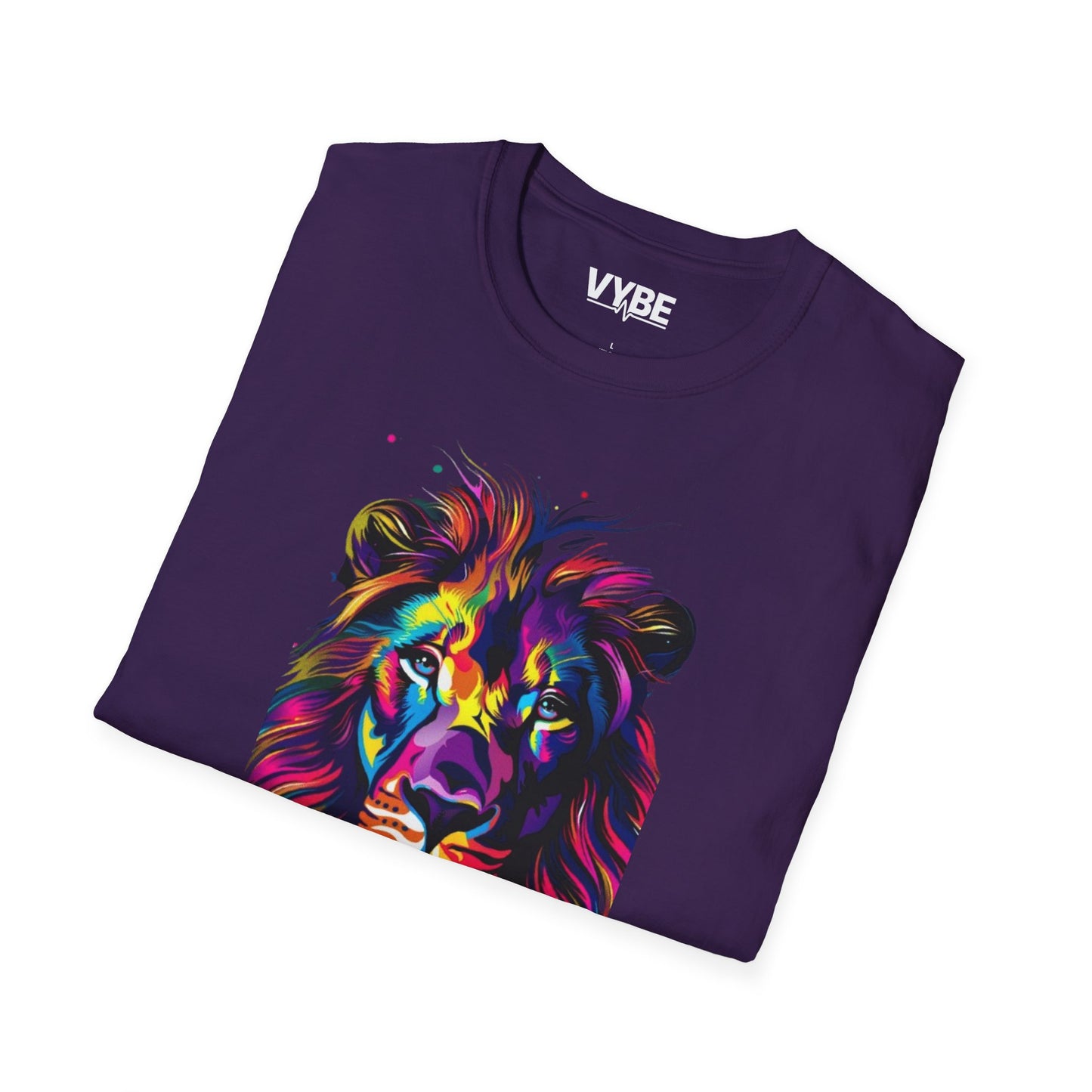 Vibrant Lion Graphic T-Shirt