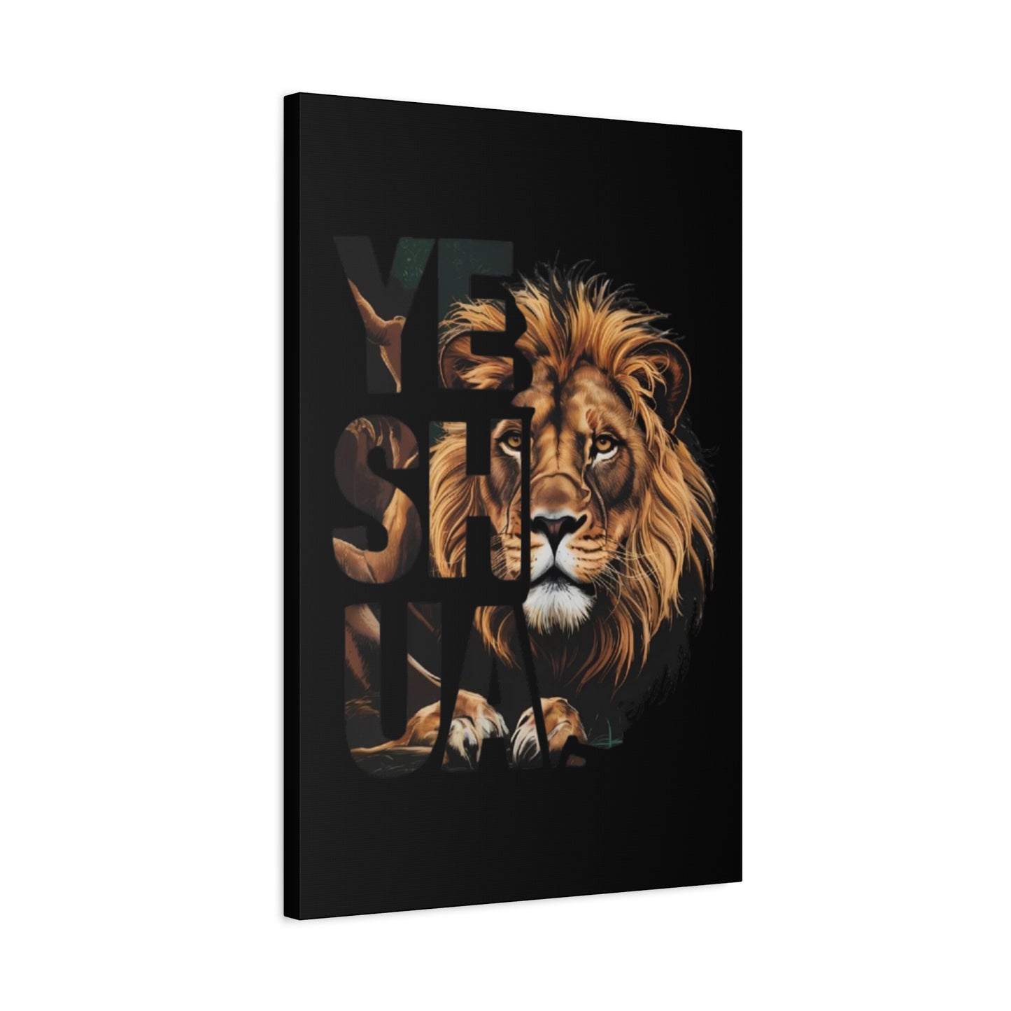 Religion- Majestic Lion Wall Art, Inspirational Home Decor, Animal Canvas Print, Gift for Nature Lovers, Motivational Artwork - VYBE Shop