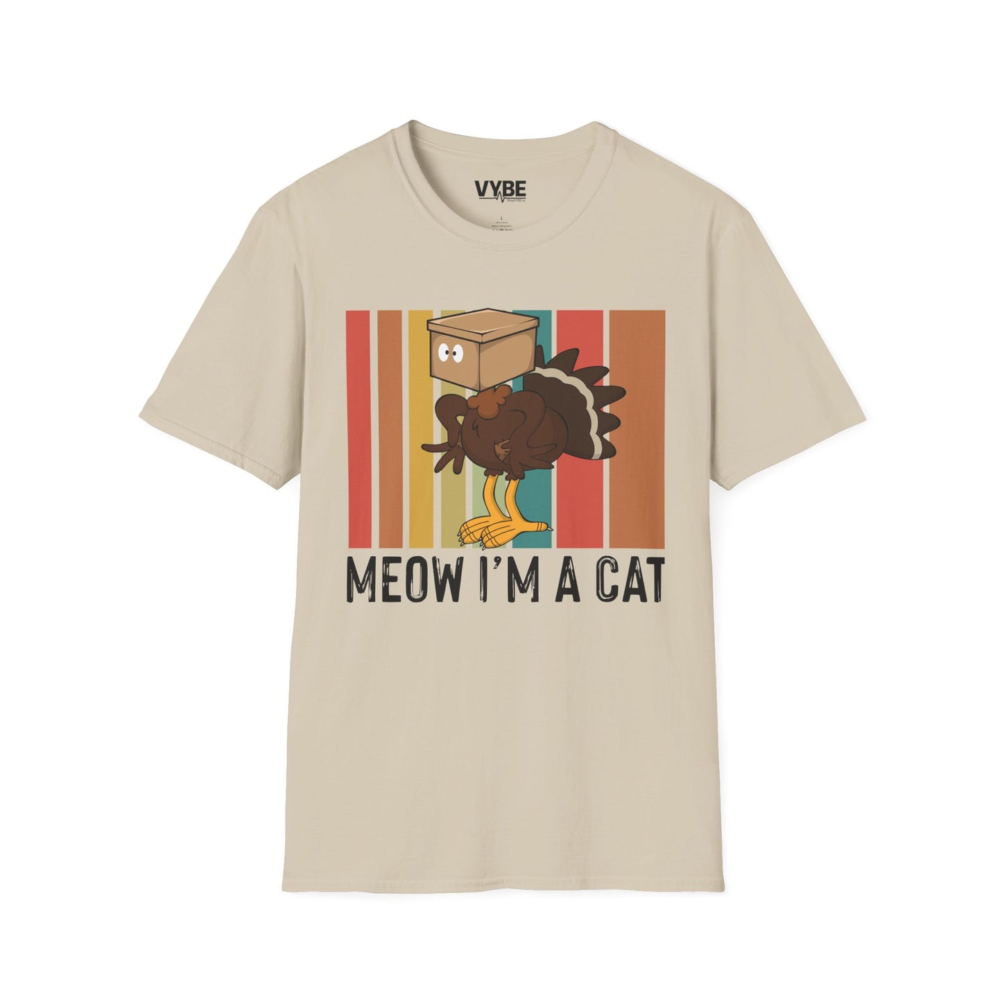 Funny Cat Turkey T-Shirt