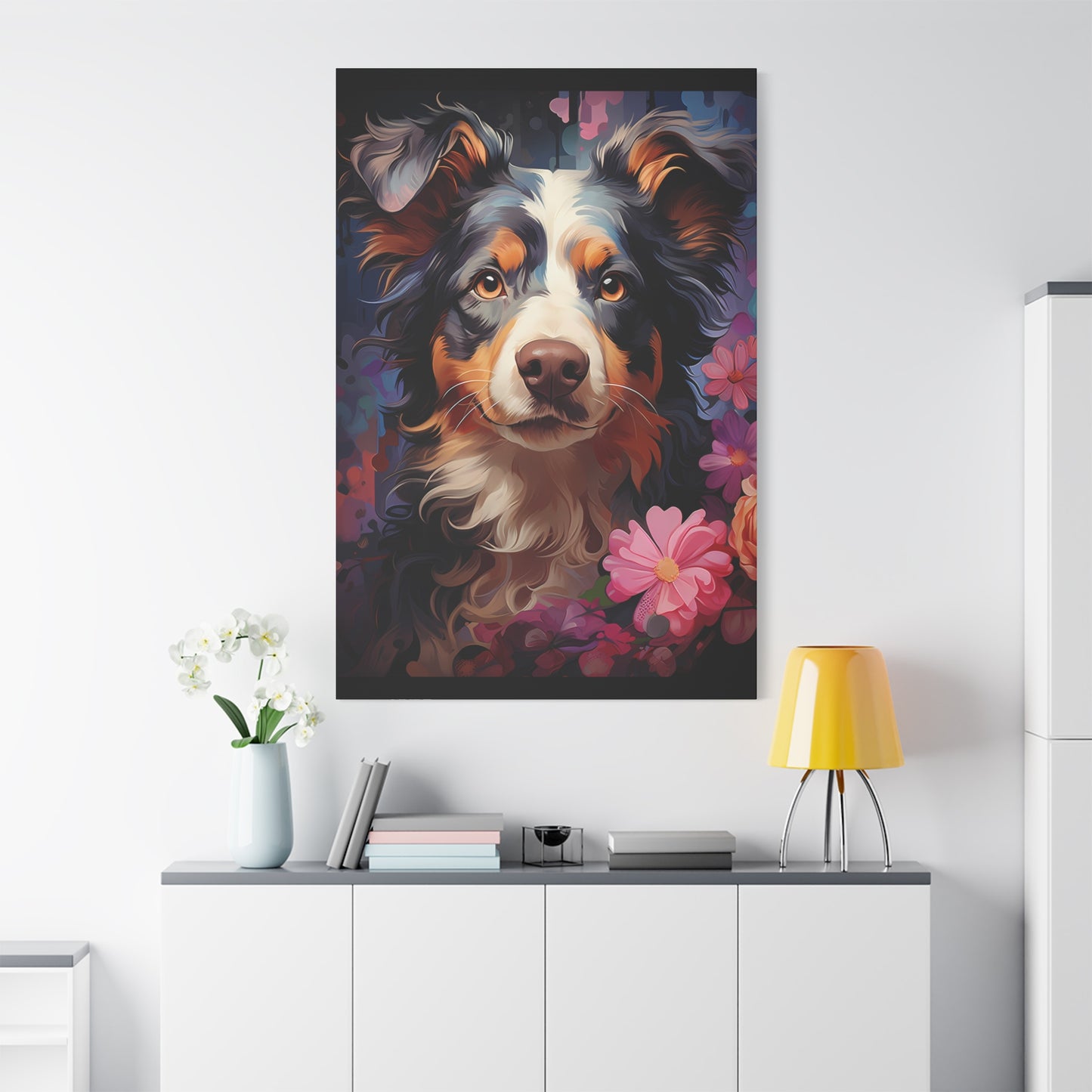 Border Collie Canvas Print - Framed Wall Art for Dog Lovers - VYBE Shop