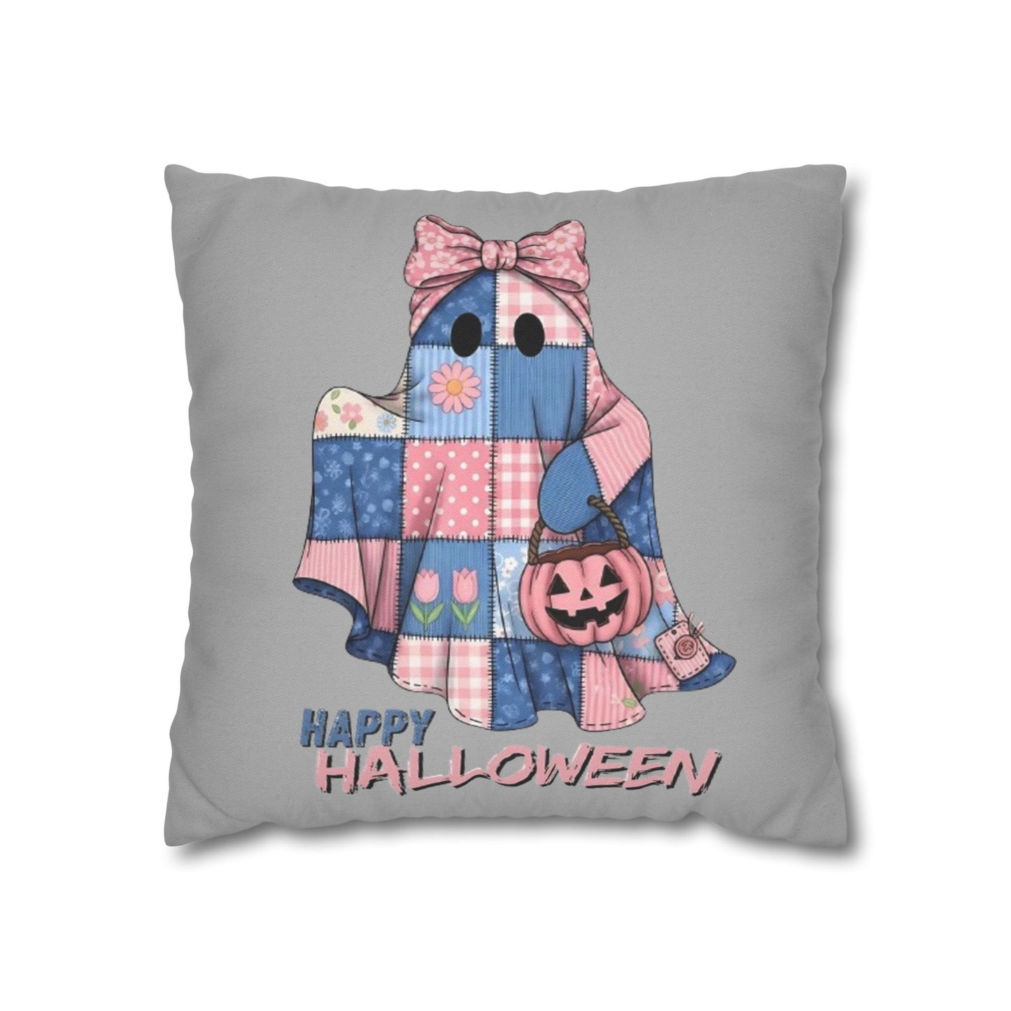 Halloween Ghost Pillowcase - Cozy Seasonal Cushion Cover for Spooky Home Decor and Trick or Treat Gifts - VYBE Shop