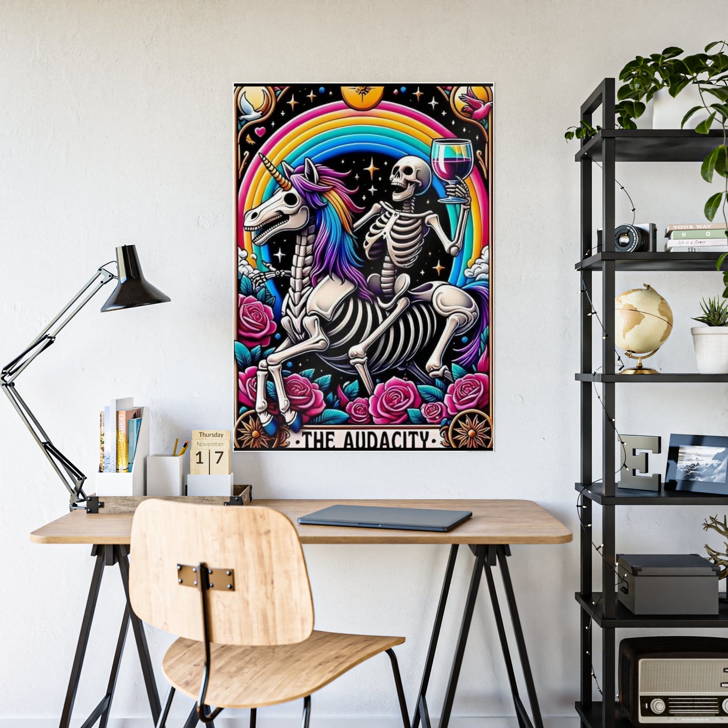Audacity Tarot Poster - Bold and Inspiring Wall Art for Your Space - VYBE Shop