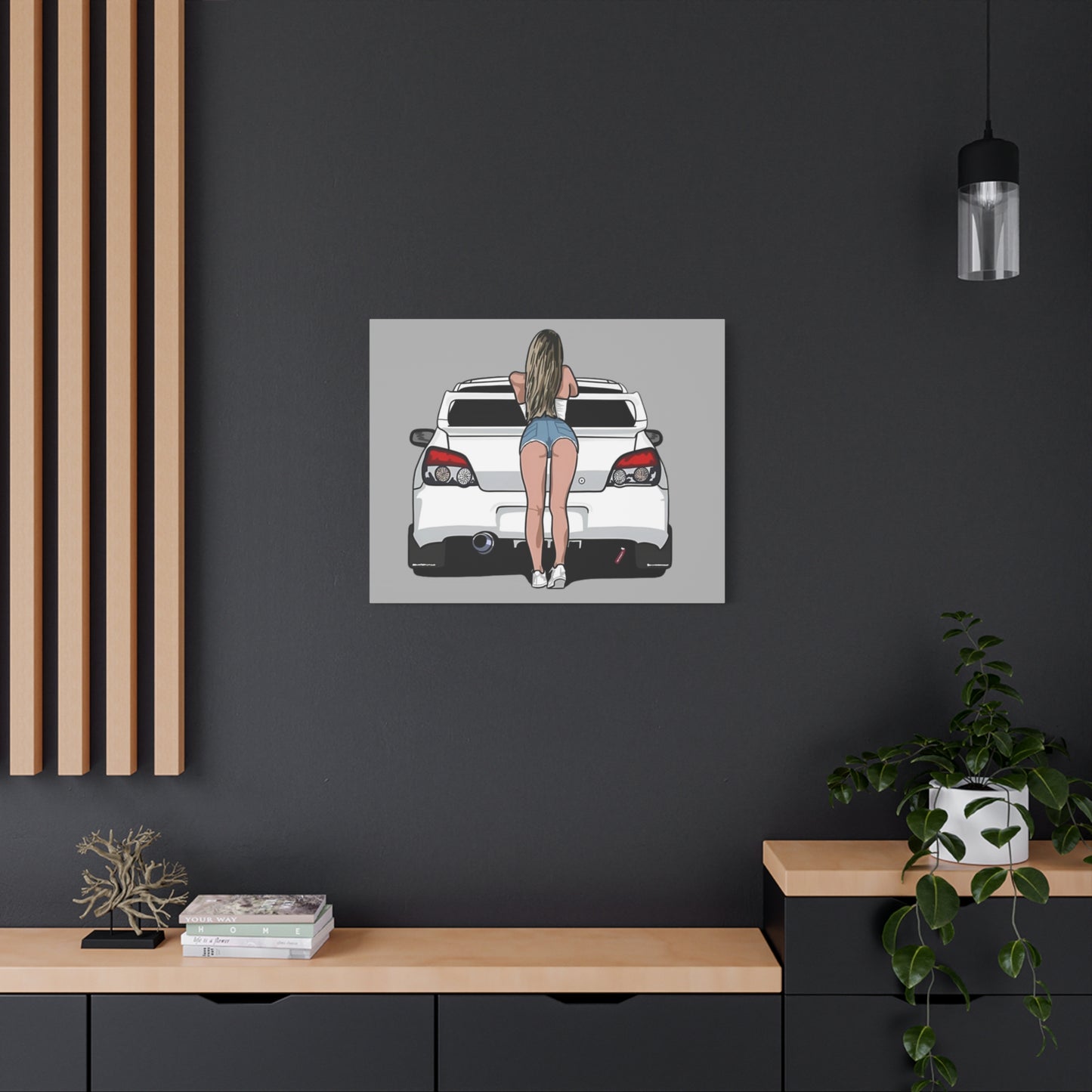 Car Lover's Art Canvas, Automotive Decor, Garage Wall Art, Gift for Car Enthusiasts, Unique Home Decor, Custom Prints - VYBE Shop