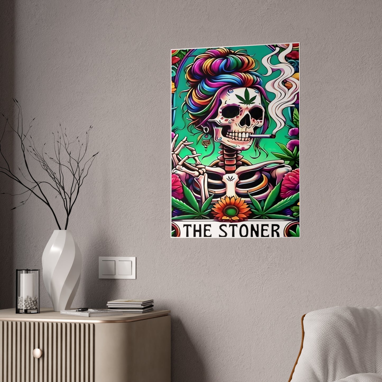 Stoner Tarot Wall Art - The Stoner Wall Poster - VYBE Shop