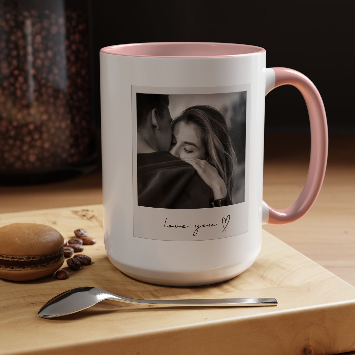 Love You Coffee Mug – Customized Romantic Gift for Couples, Engagement Present, Valentine's Day - VYBE Shop