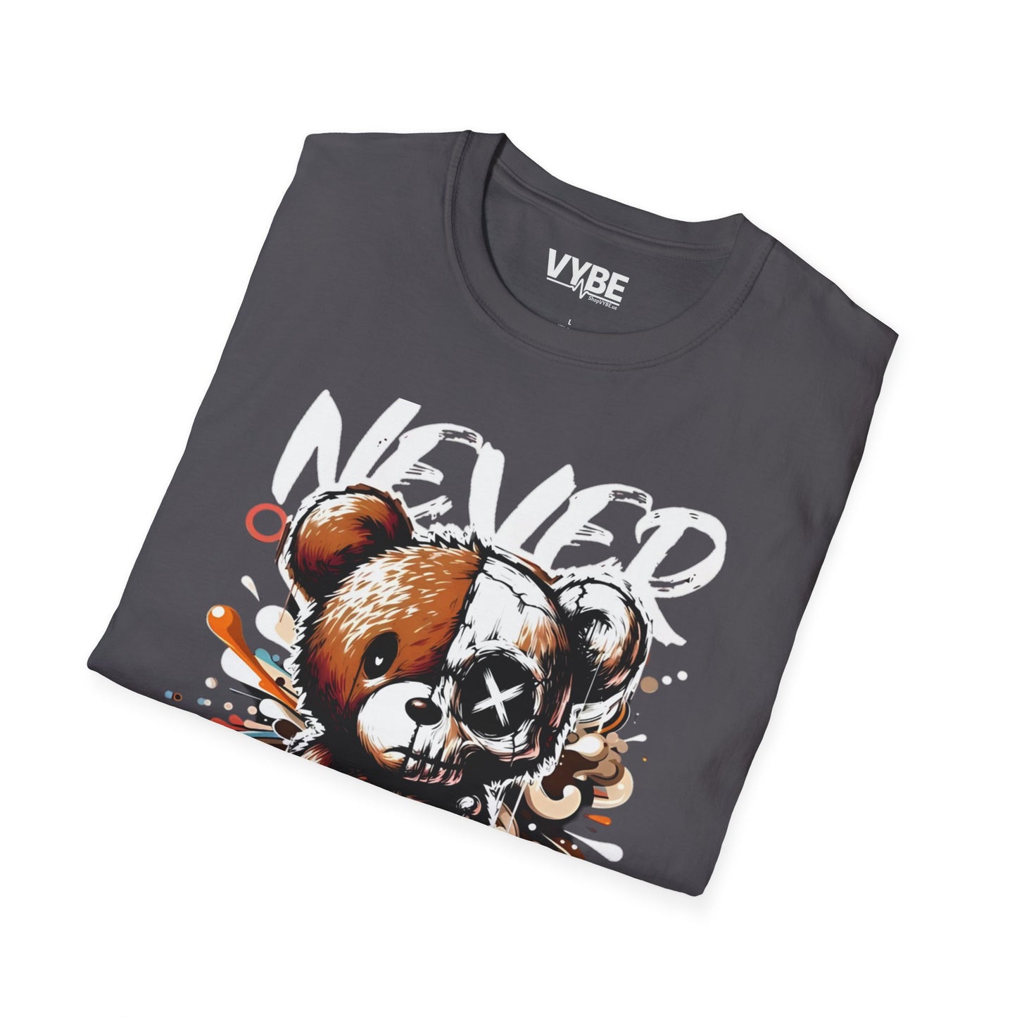 Never Give Up Bear T-Shirt - VYBE