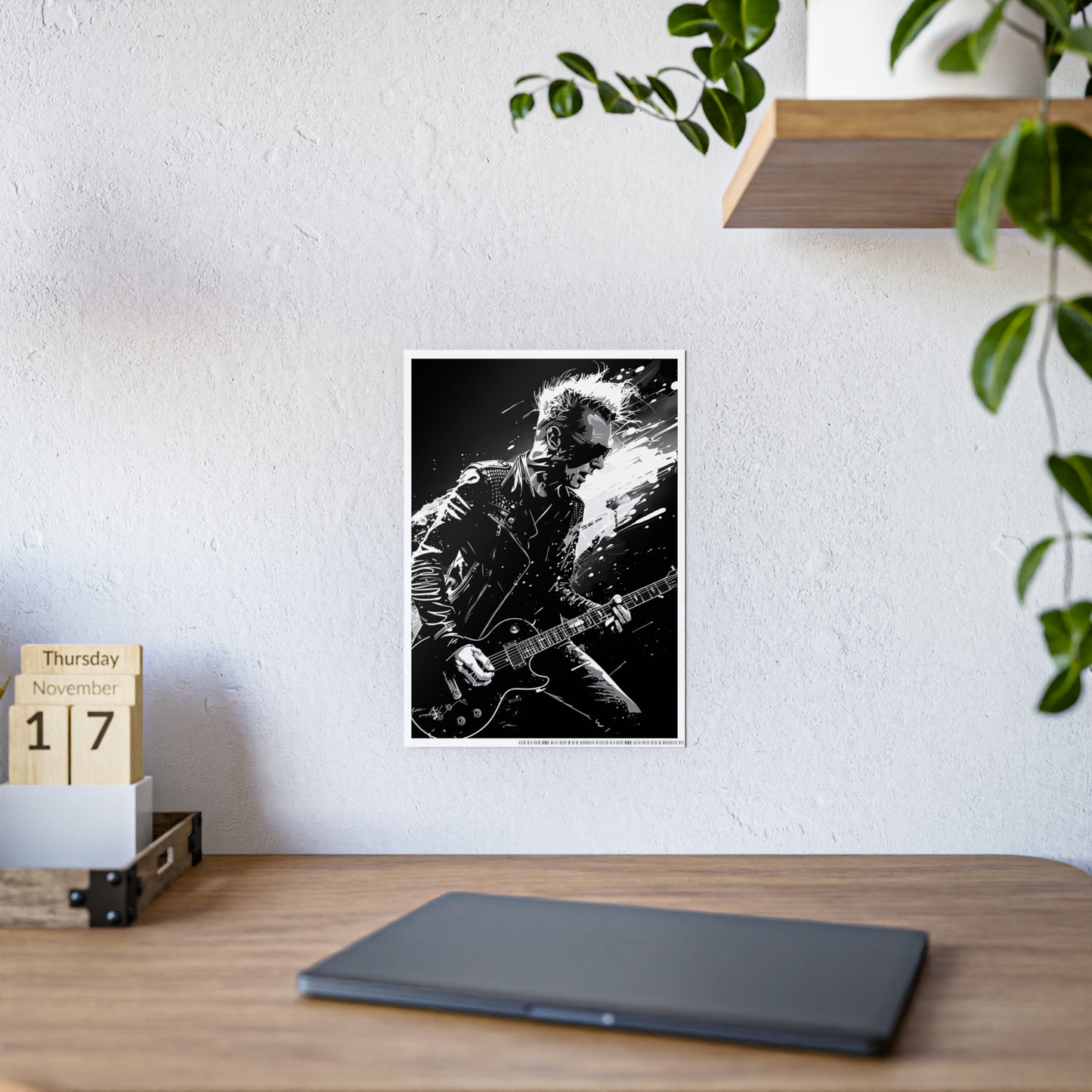 Edgy Rock Music Poster | Trendy Wall Art for Music Lovers - VYBE Shop