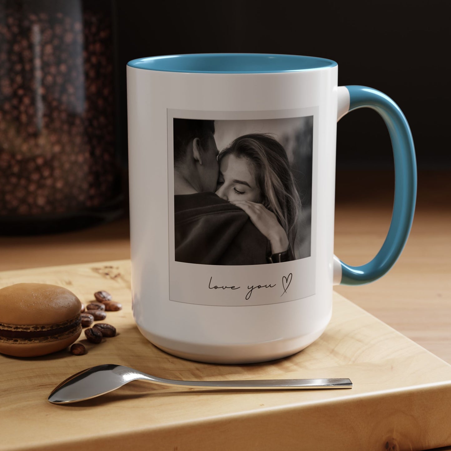 Love You Coffee Mug – Customized Romantic Gift for Couples, Engagement Present, Valentine's Day - VYBE Shop