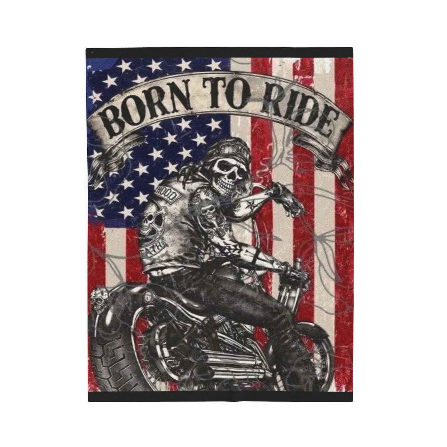 Biker Plush Blanket