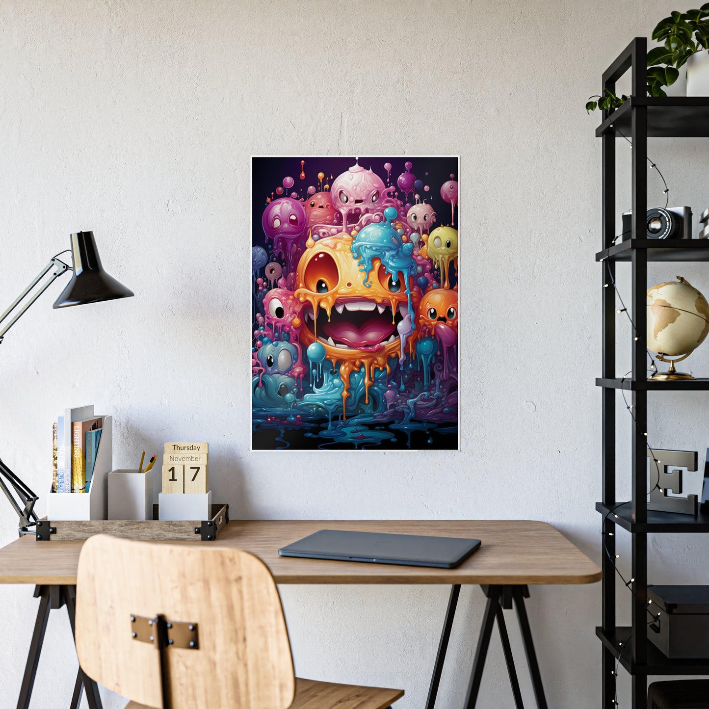 Vibrant Creatures Poster for Kids’ Room Decoration - VYBE Shop