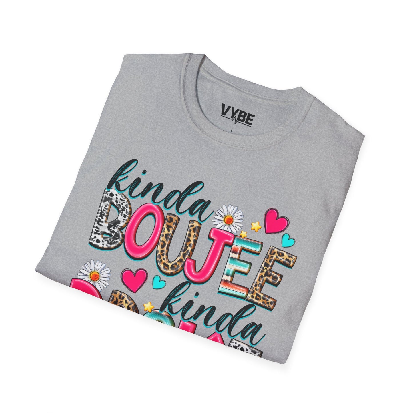 Kinda Boujee Kinda Broke T-Shirt - VYBE Shop