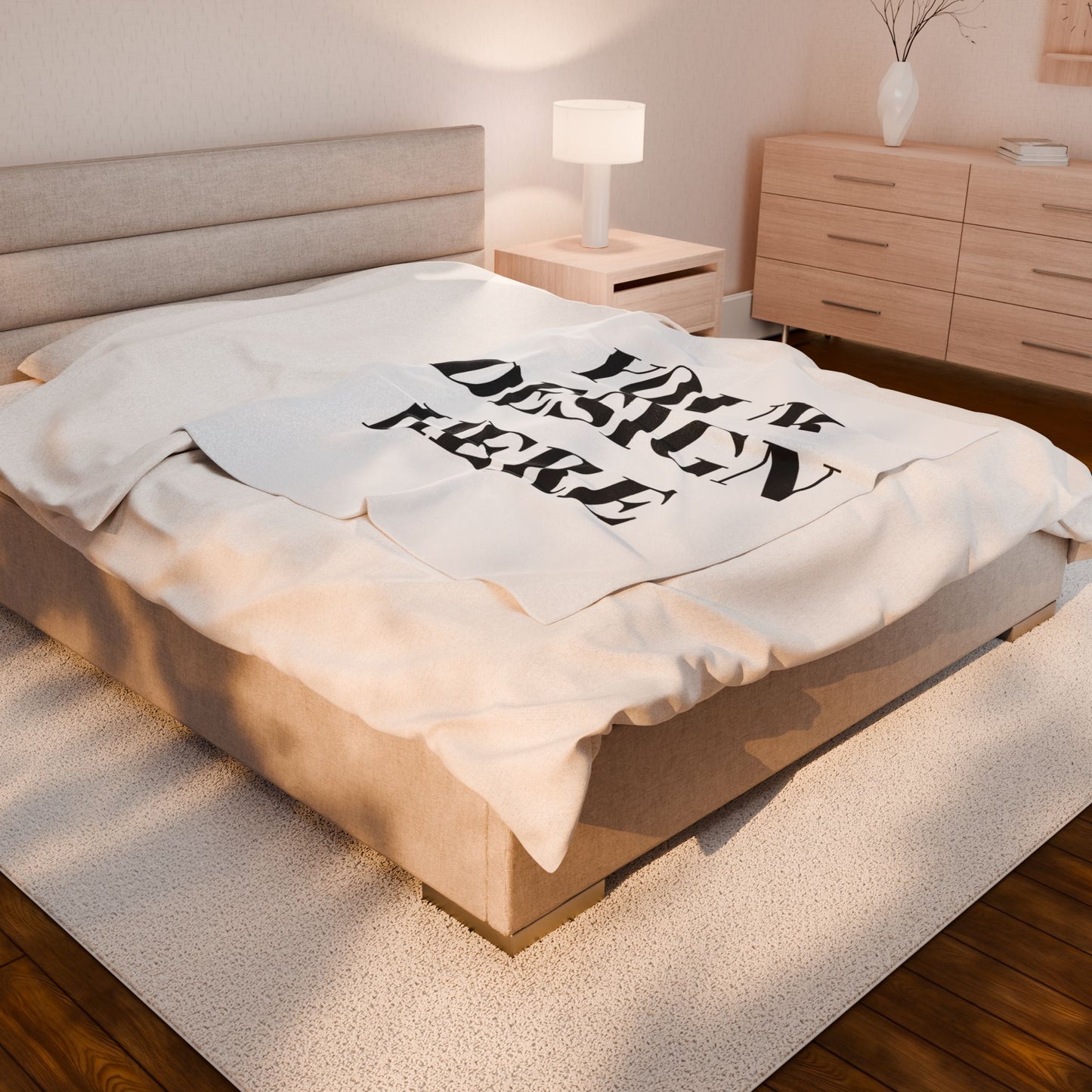 Cozy Personalized Blanket - Soft Velveteen Plush Throw, Custom Gift for Her, Warm Home Decor for All Occasions - VYBE Shop