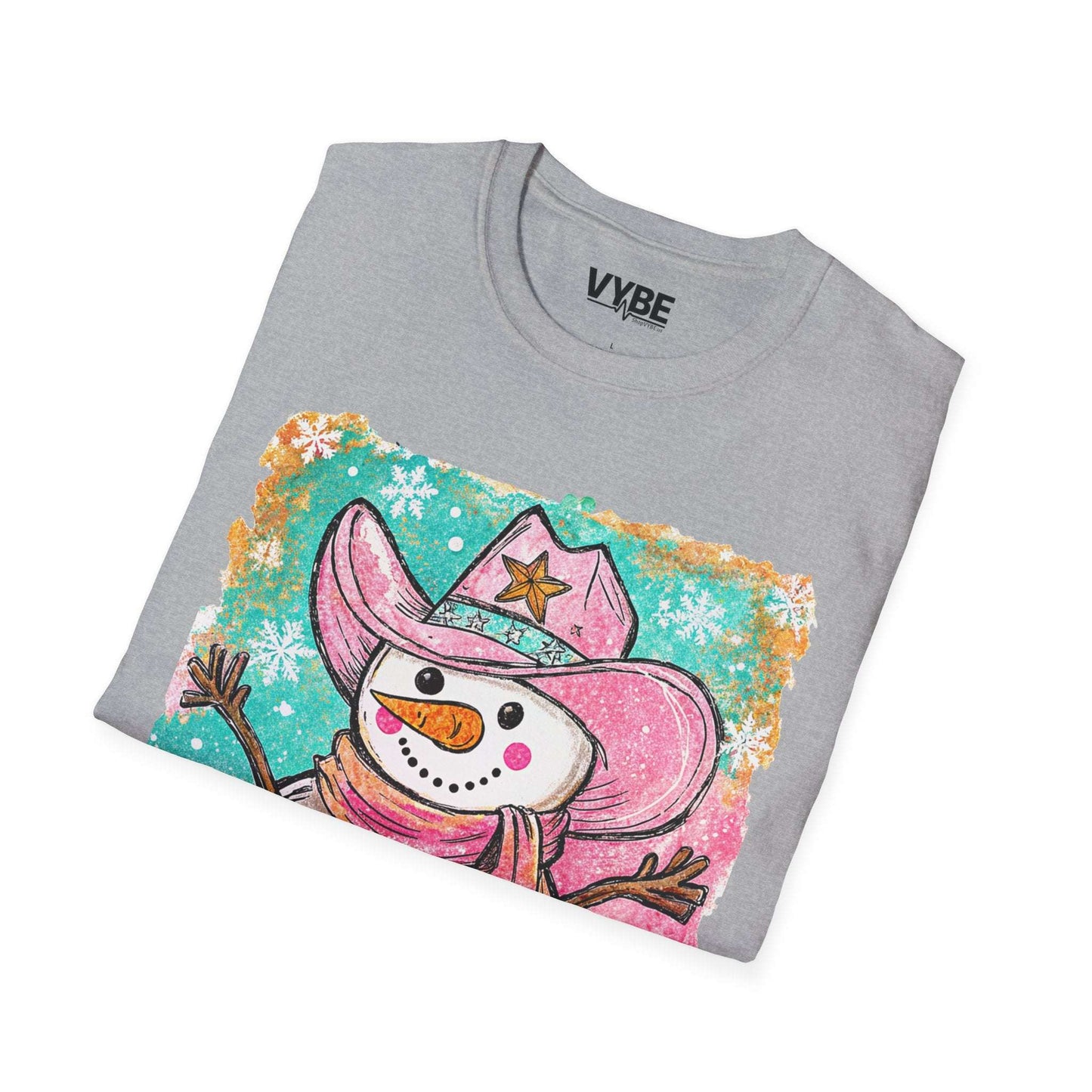 Cute Christmas Snowman T-Shirt - VYBE
