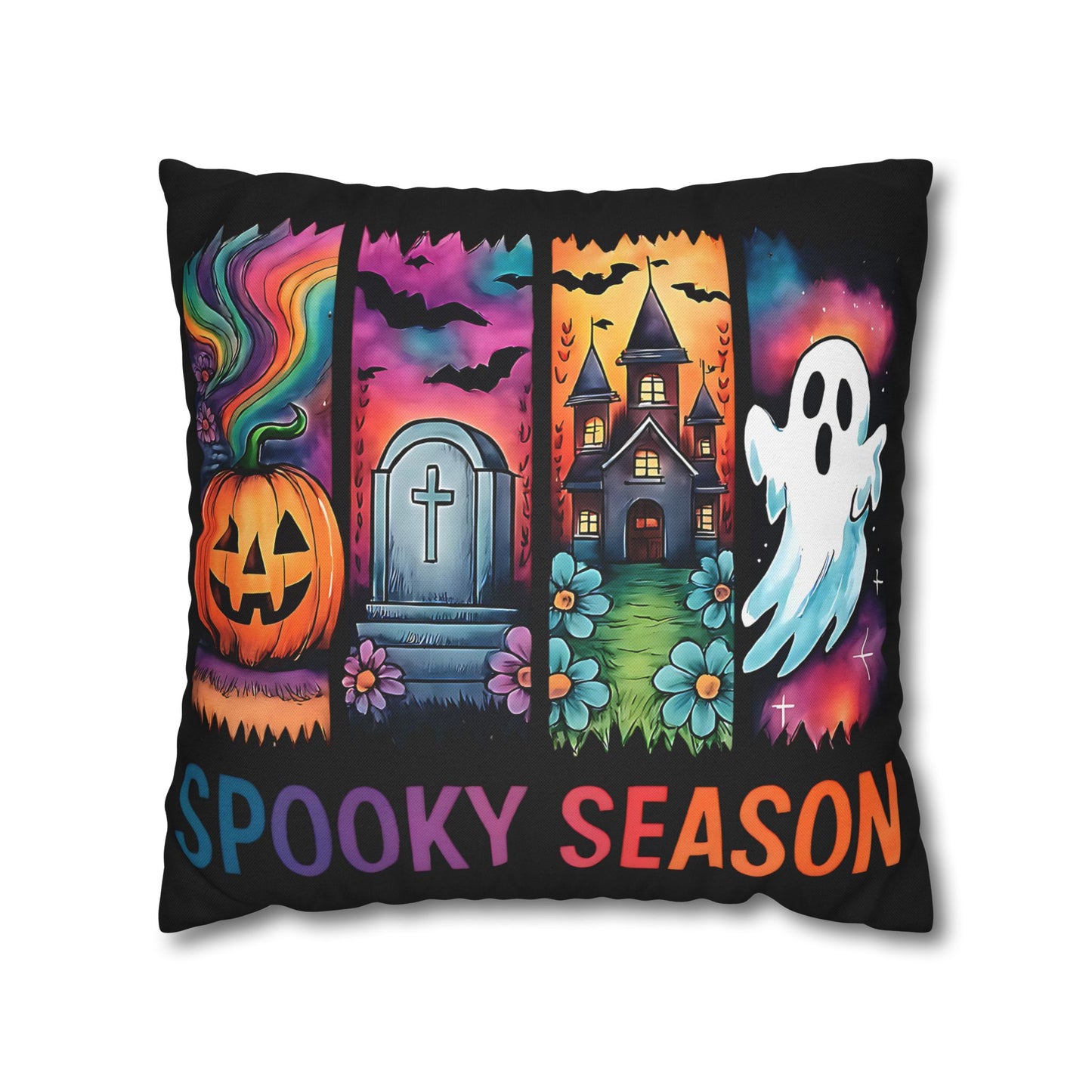 Halloween Pillowcase for Spooky Season - Cozy Fall Decor, Ghost & Pumpkin Designs for Halloween Parties and Gifts - VYBE Shop