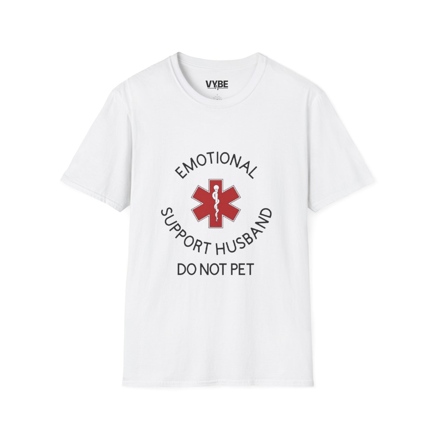 Funny Emotional Support Husband T-Shirt - VYBE Shop