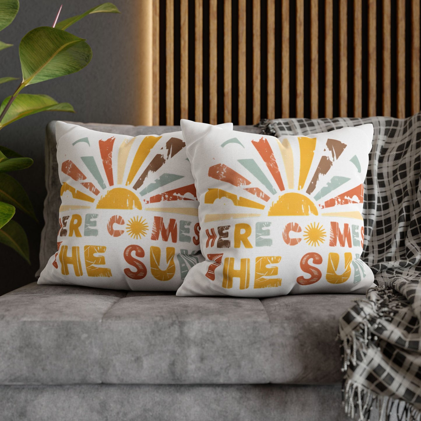 Sunrise Vibe Pillowcase - Boho Floral Design for Cozy Home Decor and Summer Vibes - VYBE Shop