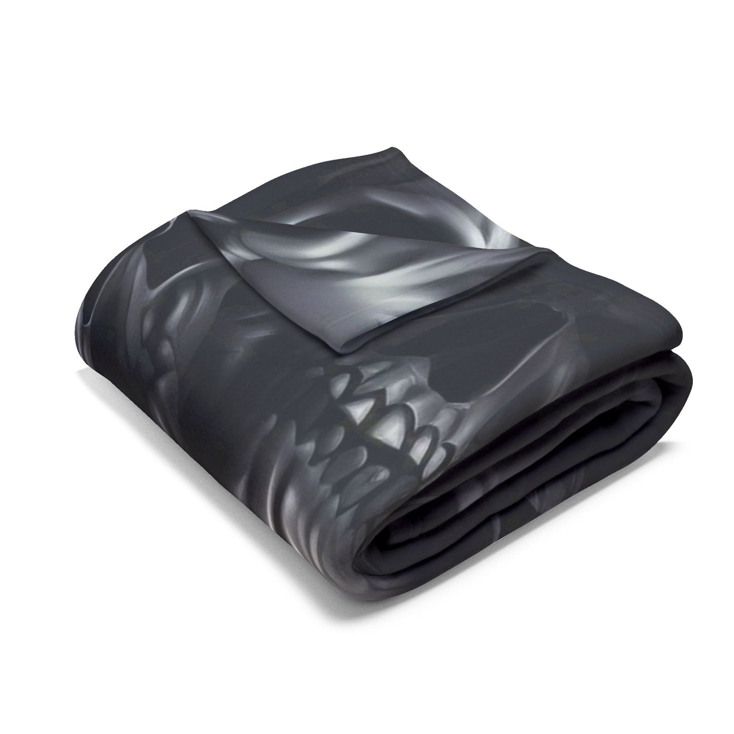 Gothic Skull Fleece Blanket
