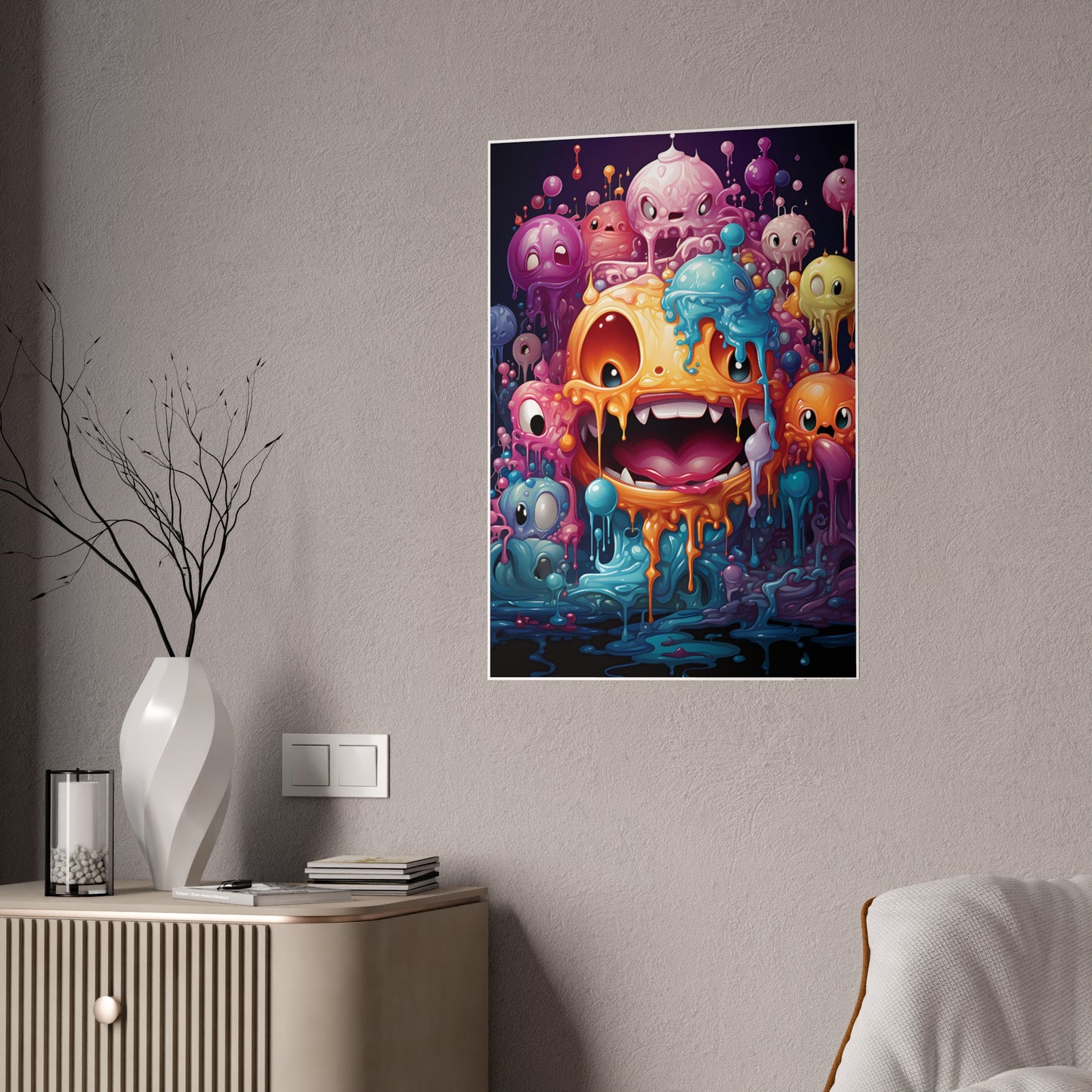 Vibrant Creatures Poster for Kids’ Room Decoration - VYBE Shop