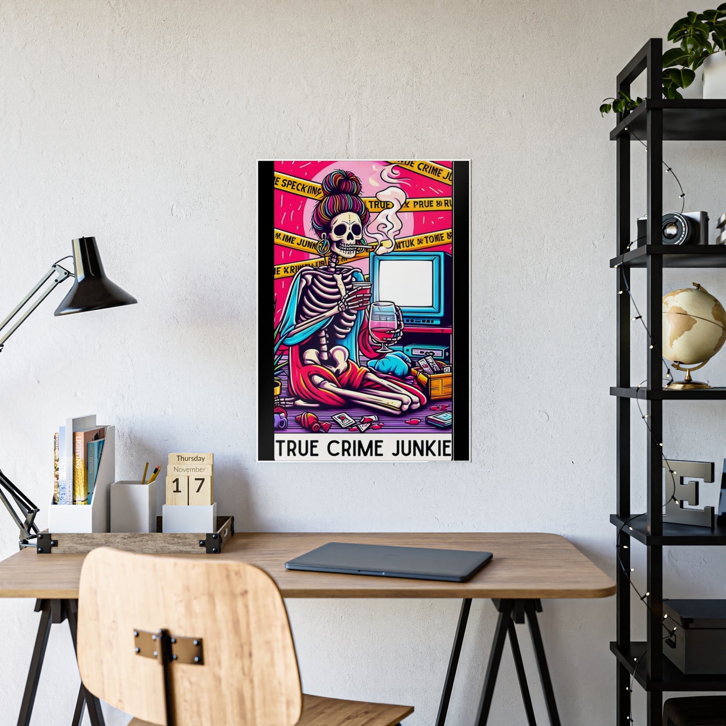 True Crime Wall Poster - Tarot Design for True Crime Junkies - VYBE Shop