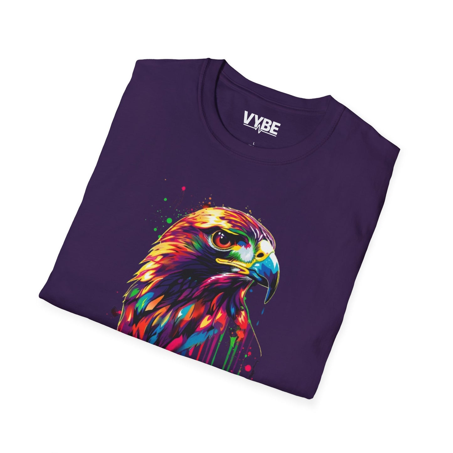 Colorful Eagle T-Shirt - Vibrant Graphic Tee for Nature Lovers - VYBE