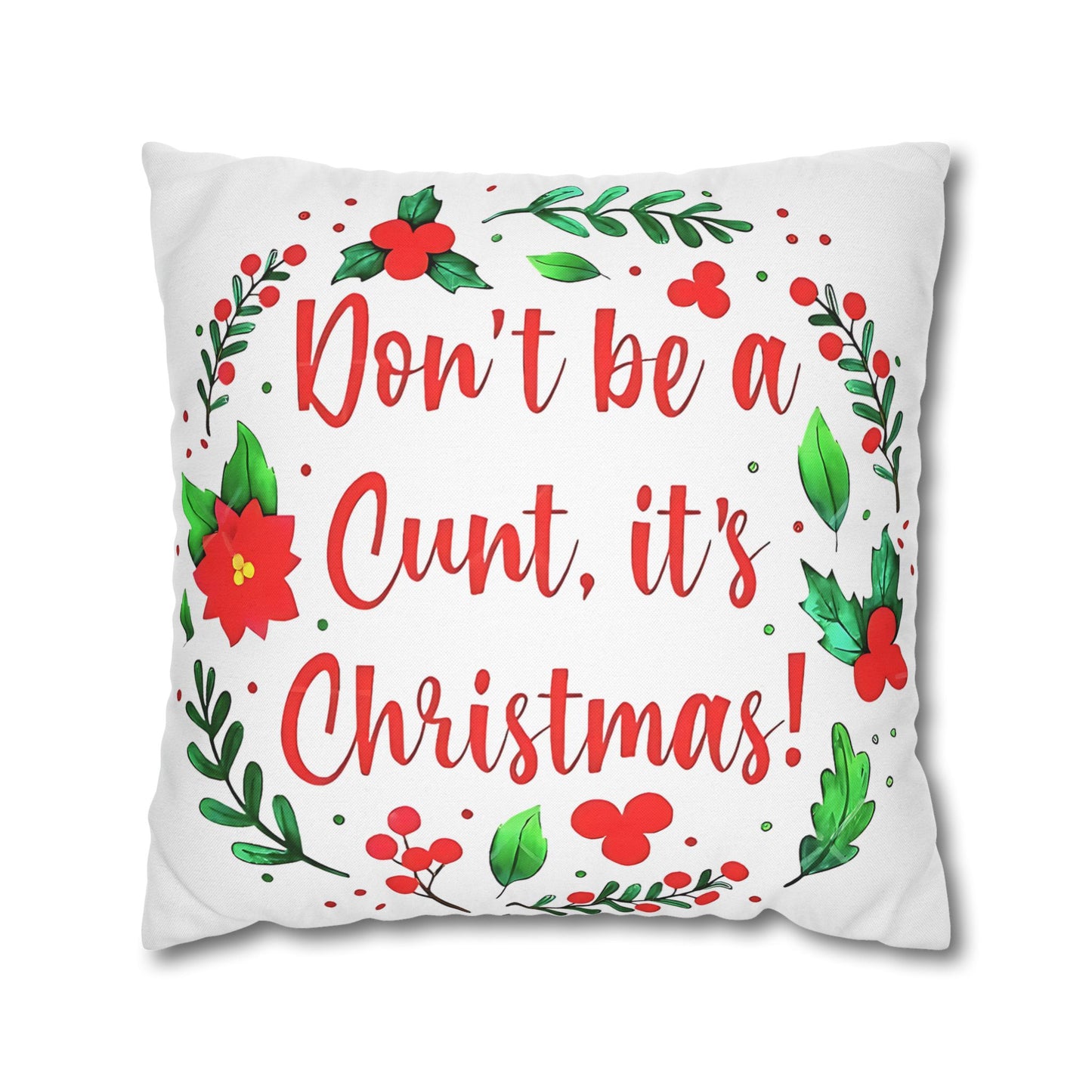 Christmas Humorous Pillowcase - Funny Gift for Couch and Holiday Decor - VYBE Shop