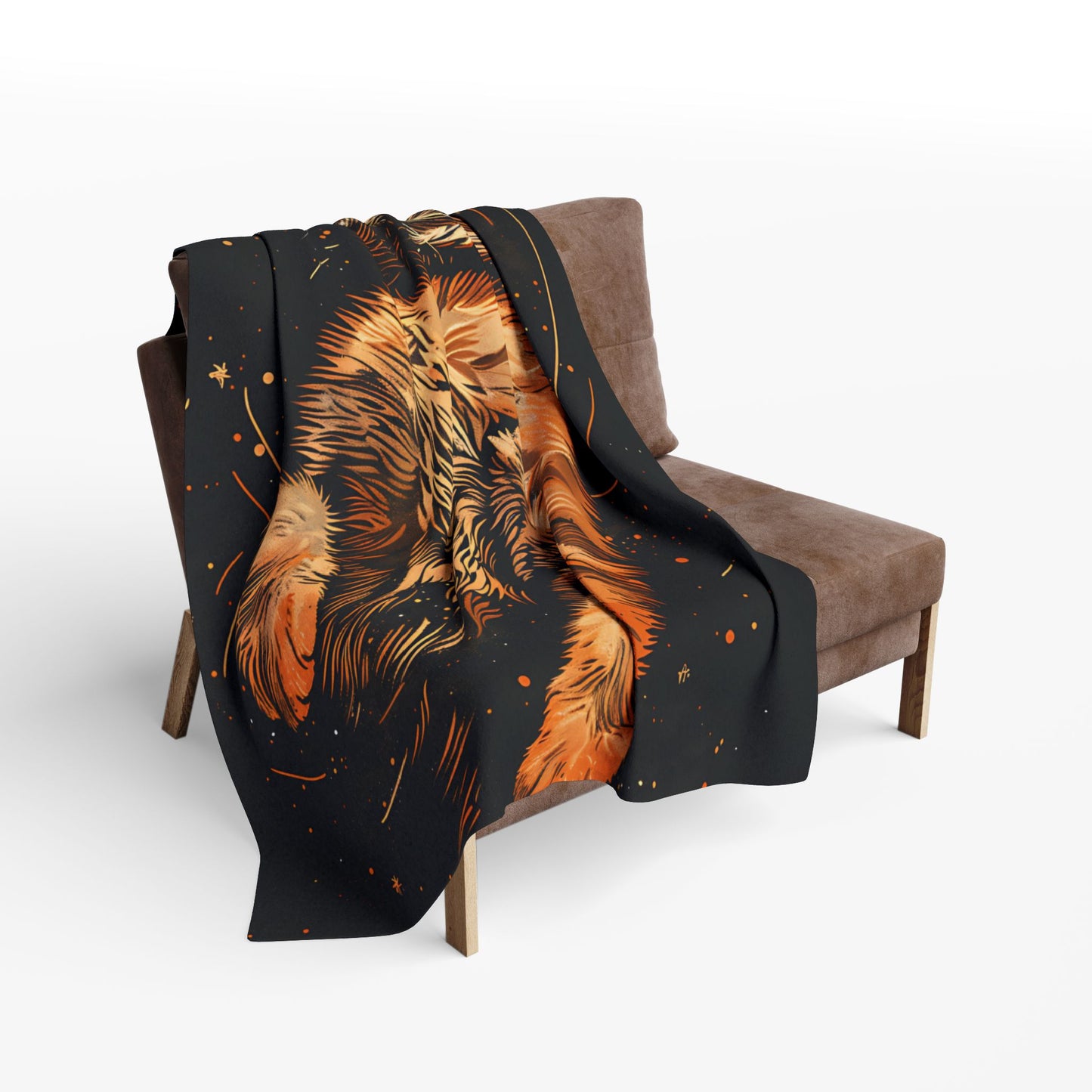 Cosmic Cat Fleece Blanket – Cozy Space-Themed Throw, Pet Lover Gift, Home Decor, Cat Lover Blanket, Warm Gift for All Occasions - VYBE