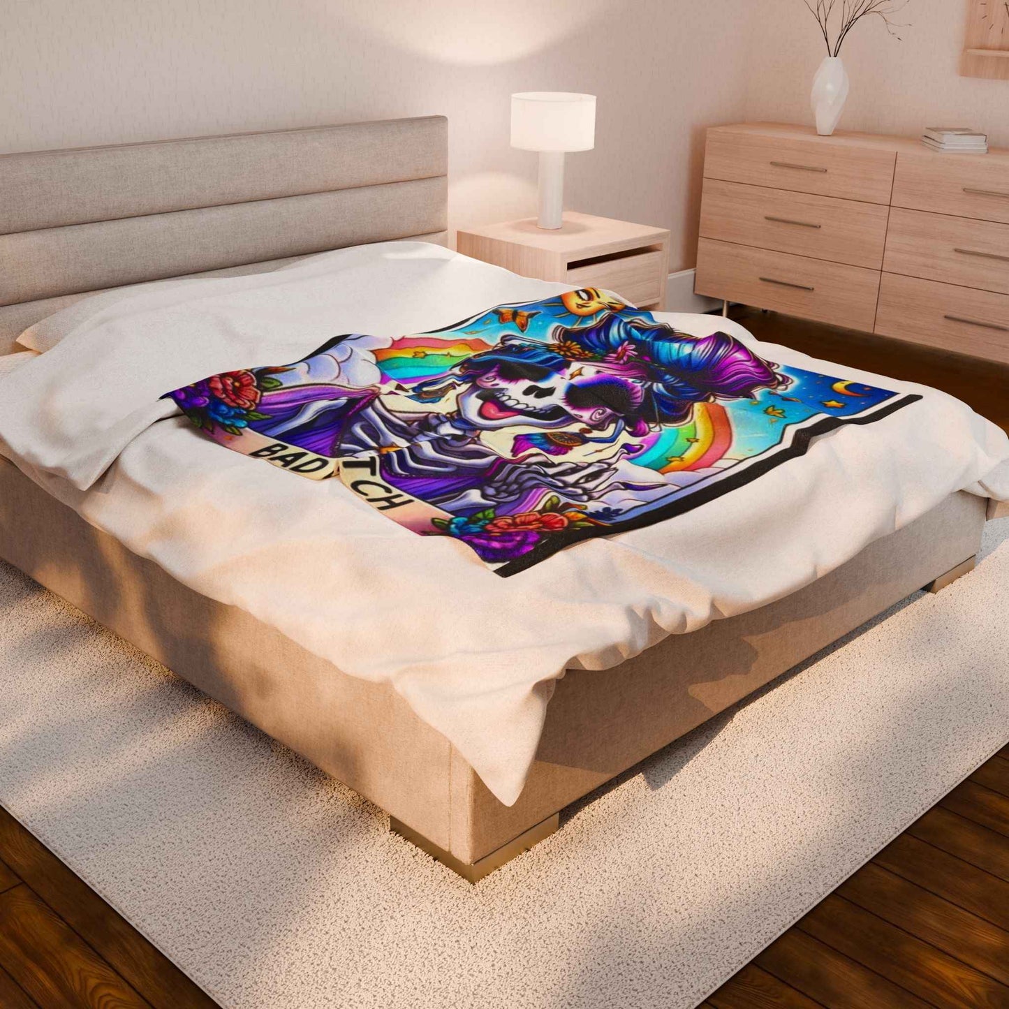 Tarot Bad Bitch Plush Blanket
