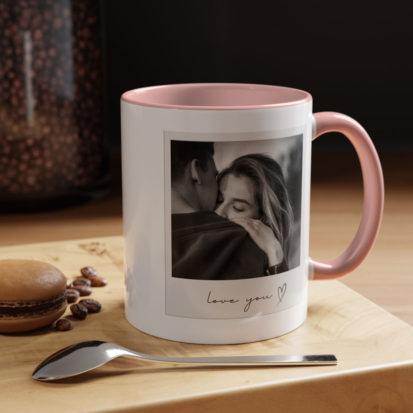 Love You Coffee Mug – Customized Romantic Gift for Couples, Engagement Present, Valentine's Day - VYBE Shop