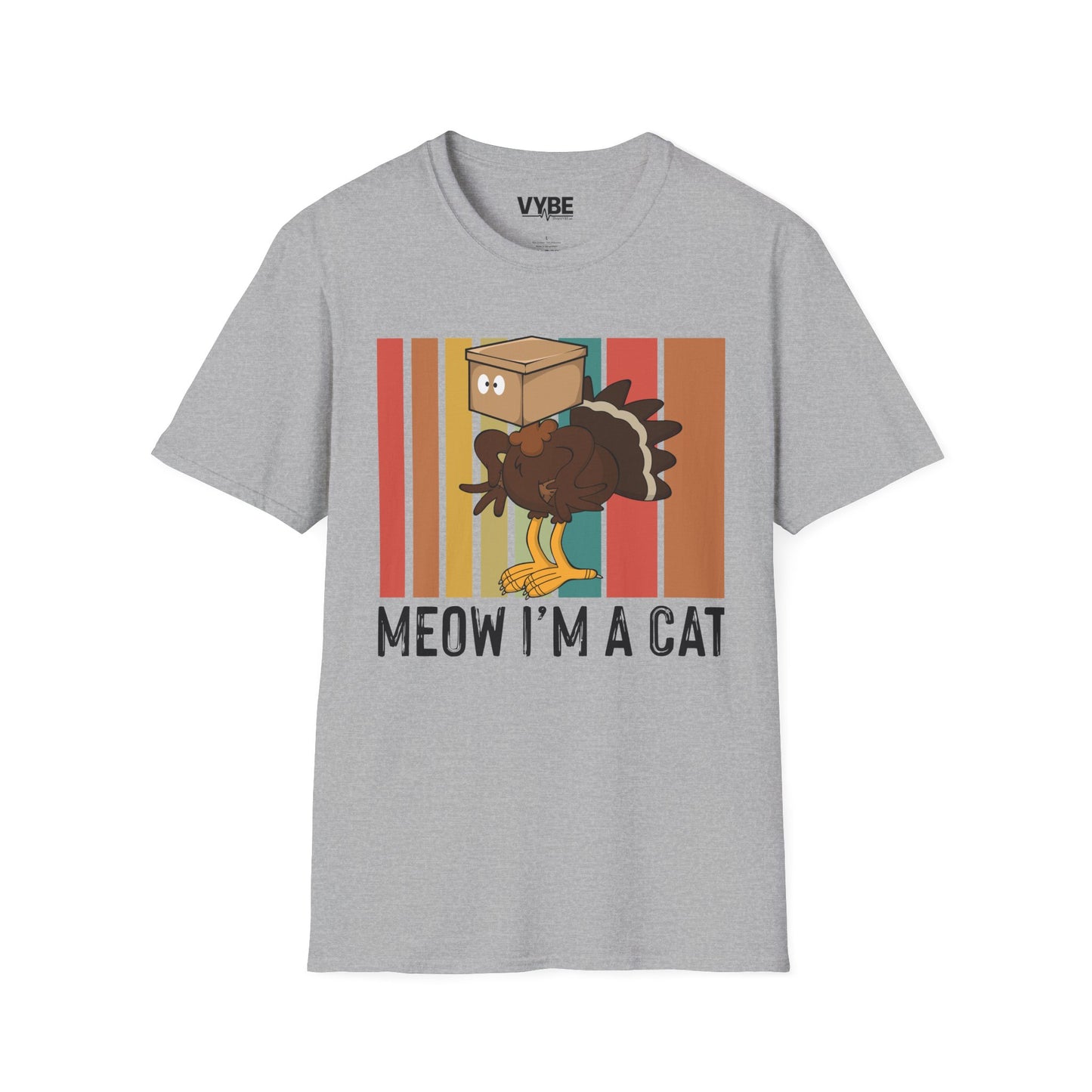 Funny Cat Turkey T-Shirt