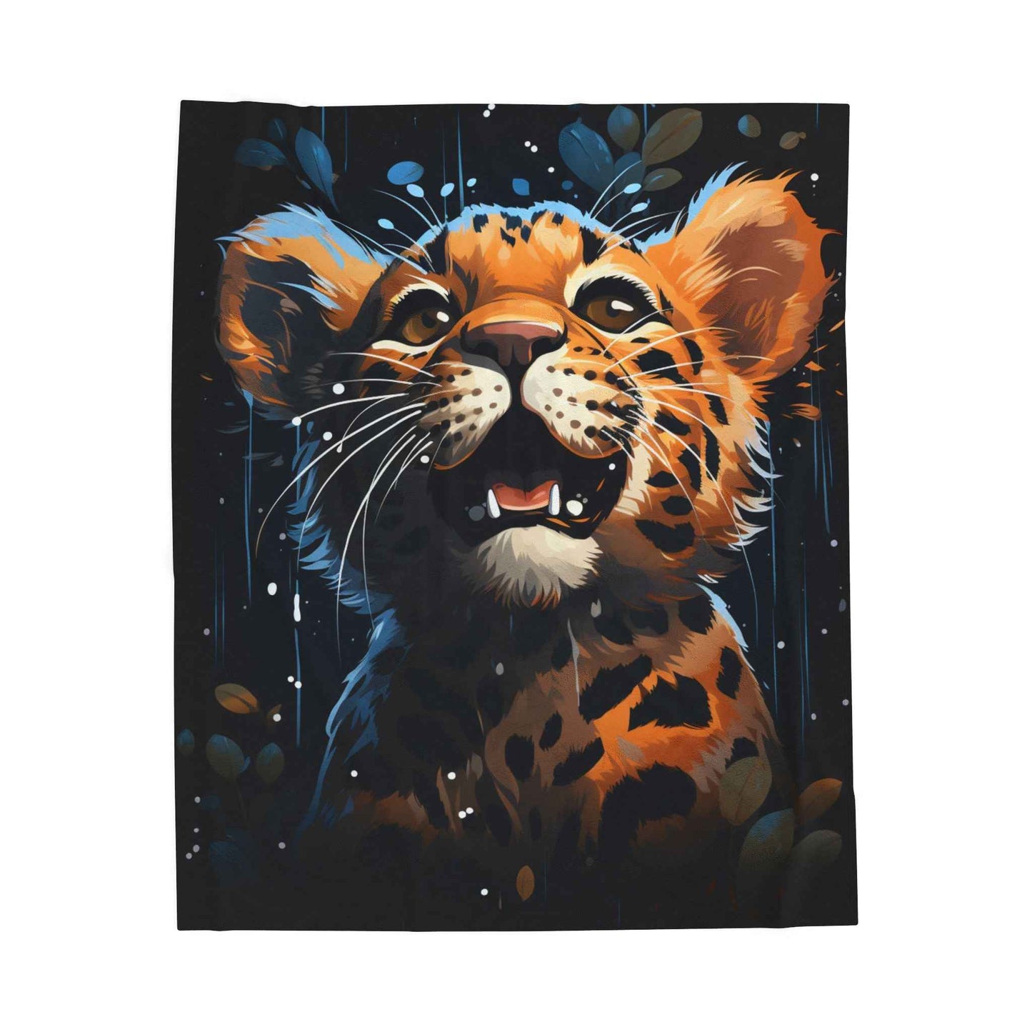 Cozy Wildlife Plush Blanket
