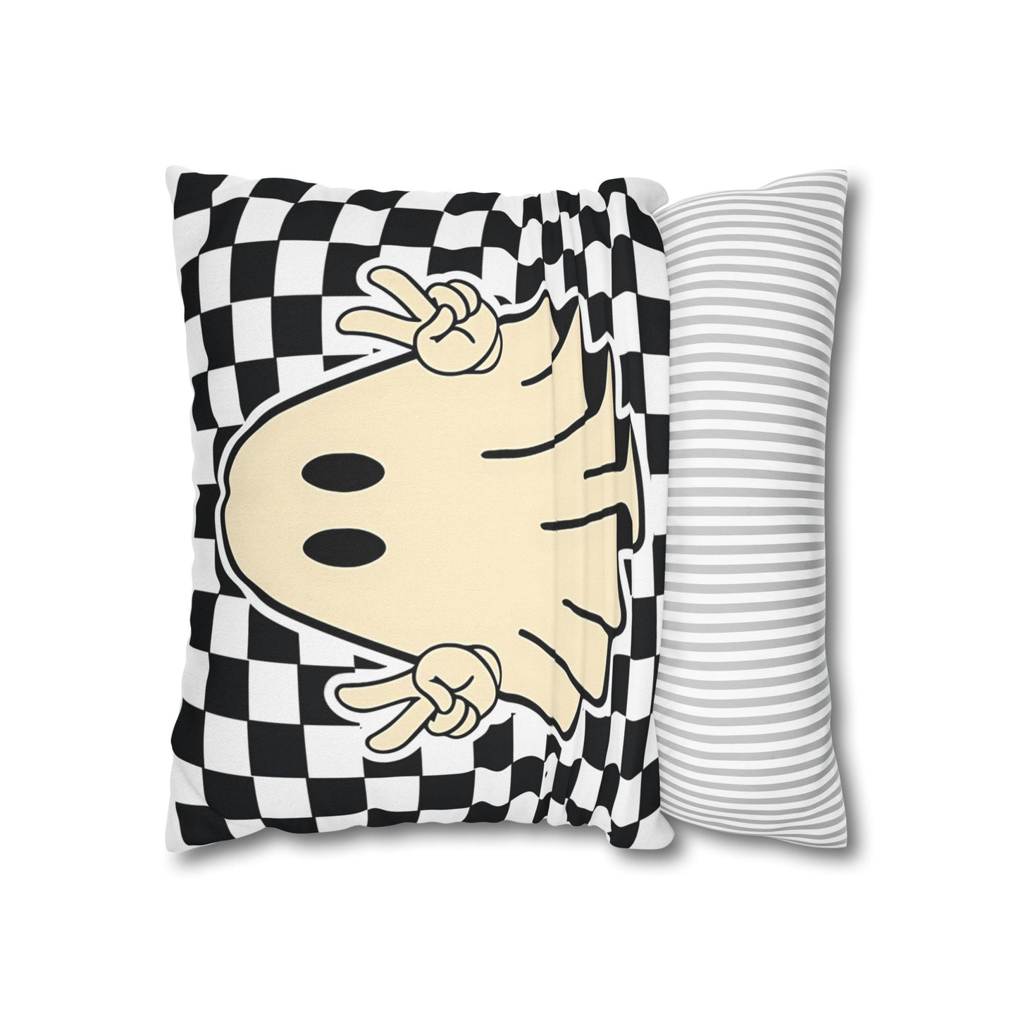 Playful Ghost Pillowcase for Halloween Decor, Cozy Home Accent, Perfect Gift for Ghost Lovers - VYBE Shop